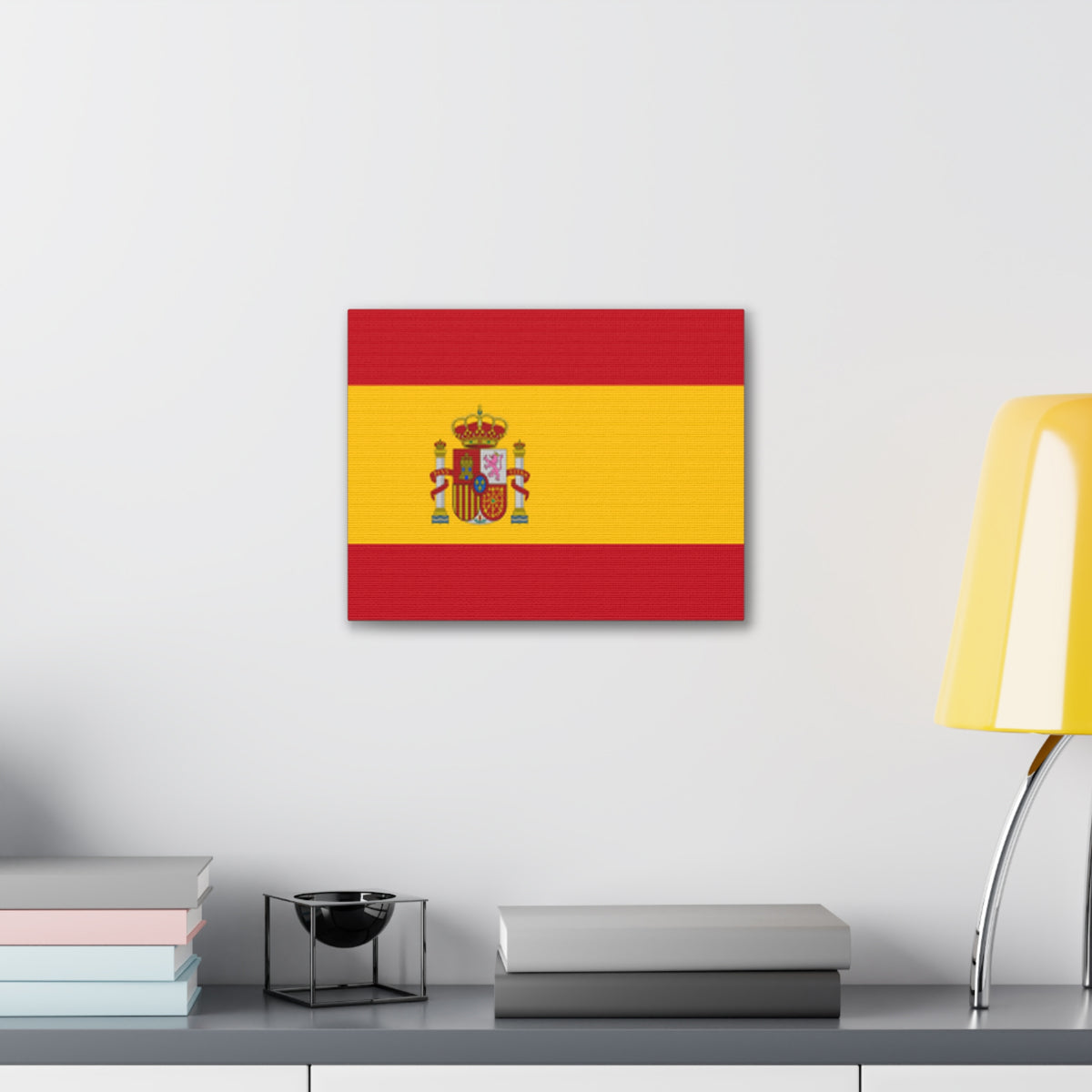 Spain Country Flag Canvas Vibrant Wall Art Unframed Home Decor-Express Your Love Gifts