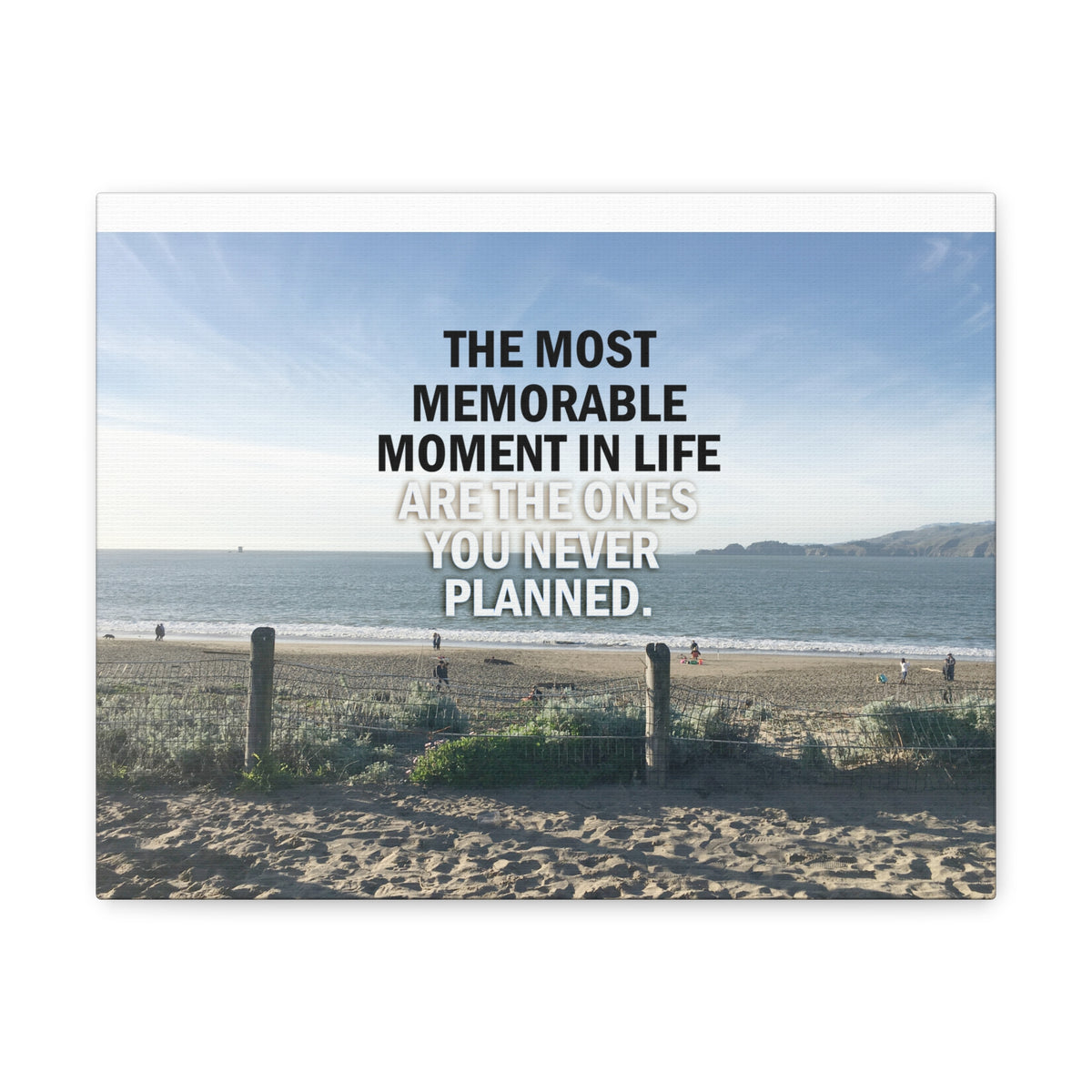 Inspirational Quote Canvas The Most Memorable Motivational Print Ready to Hang Artwork-Express Your Love Gifts