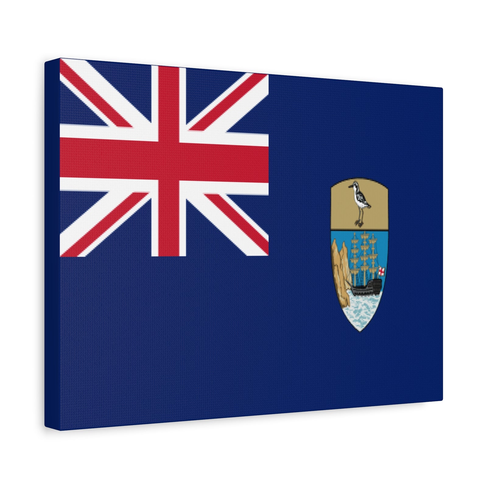 Saint Helena, Ascension and Tristan da Cunha Country Flag Canvas Vibrant Wall Art Unframed Home Decor-Express Your Love Gifts