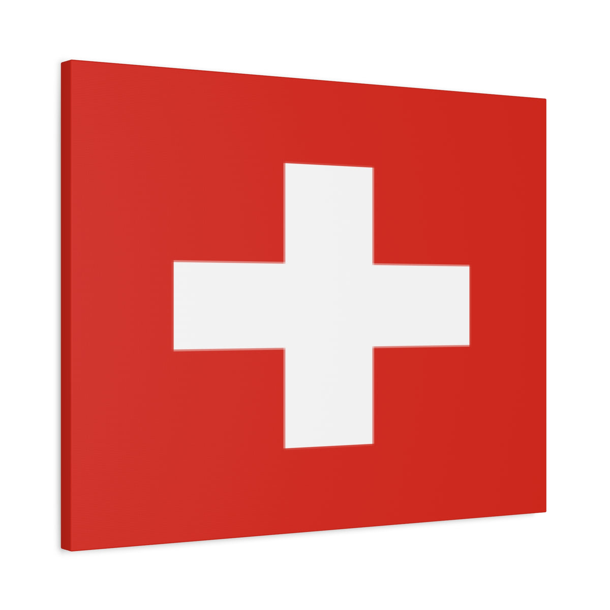 Switzerland Country Flag Canvas Vibrant Wall Art Unframed Home Decor-Express Your Love Gifts