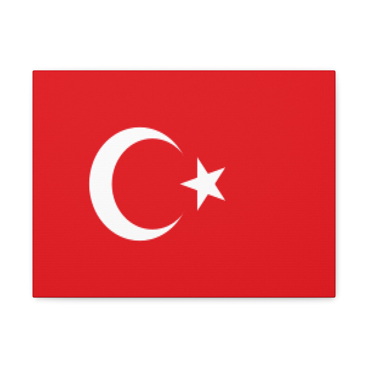 Turkey Country Flag Canvas Vibrant Wall Art Unframed Home Decor-Express Your Love Gifts