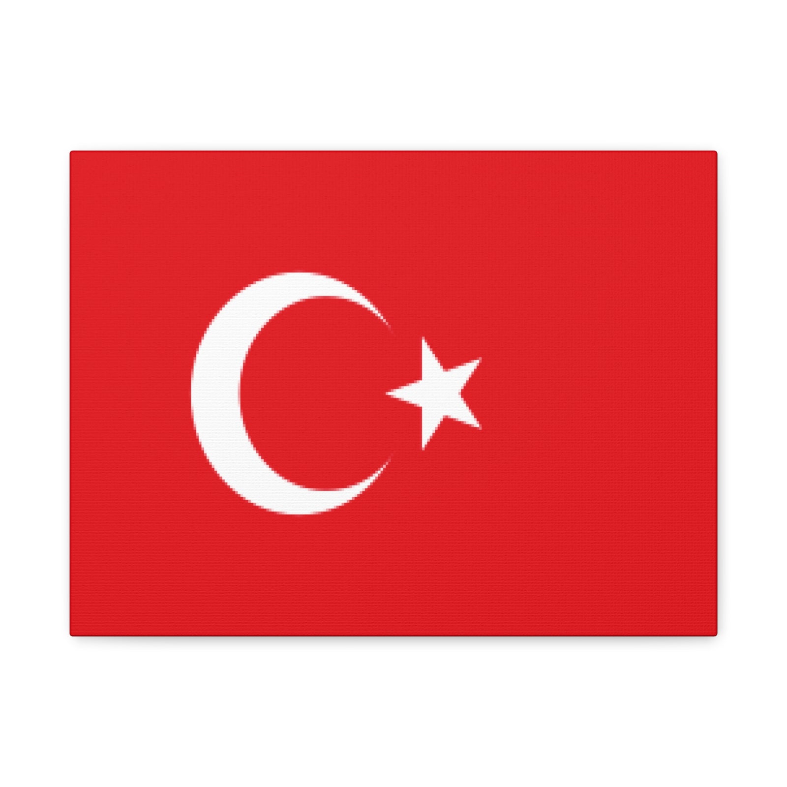 Turkey Country Flag Canvas Vibrant Wall Art Unframed Home Decor-Express Your Love Gifts