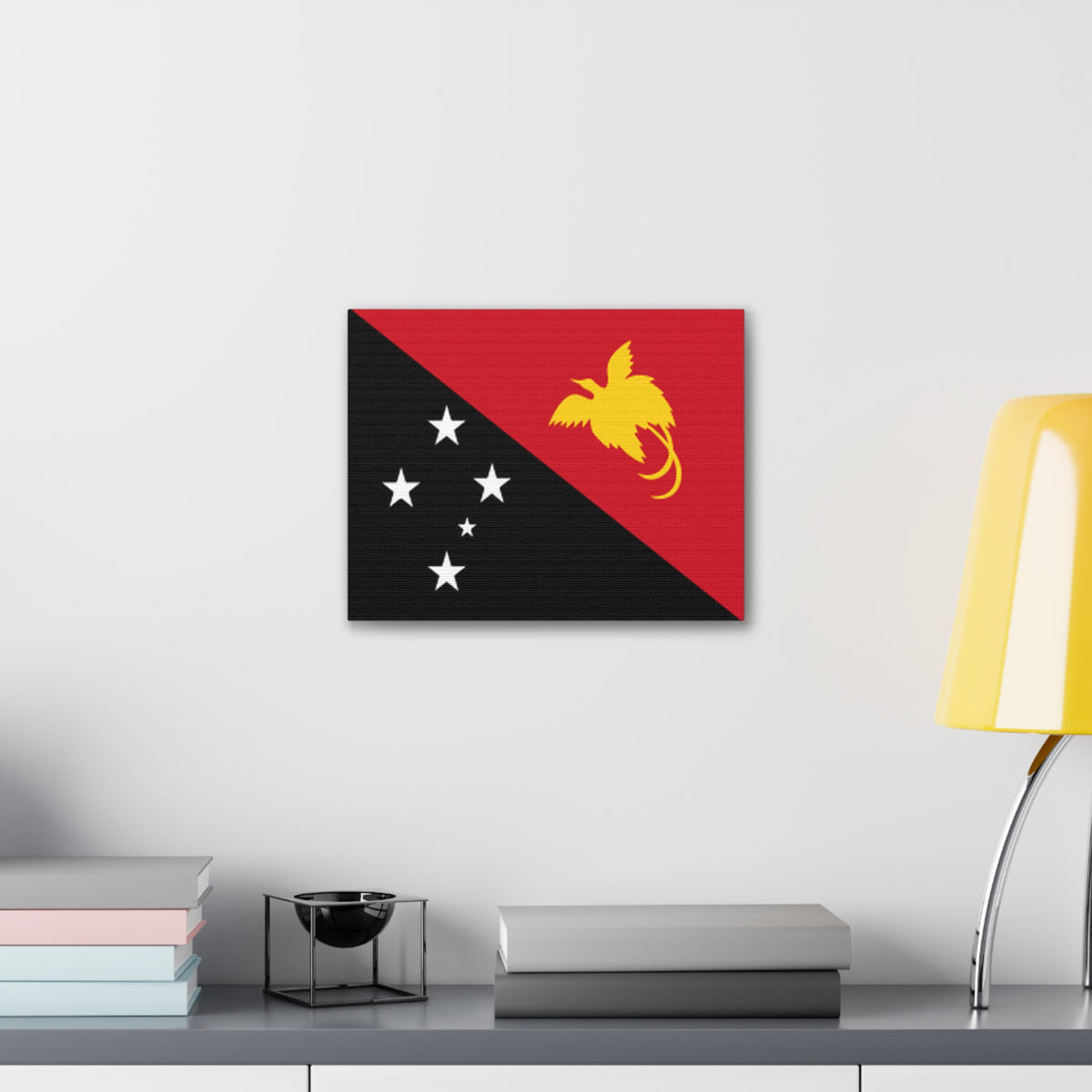 Papua New Guinea Country Flag Canvas Vibrant Wall Art Unframed Home Decor-Express Your Love Gifts