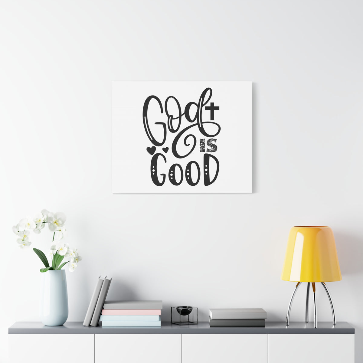 Scripture Walls God Is Good Psalm 103:8 Christian Wall Art Print Ready to Hang-Express Your Love Gifts