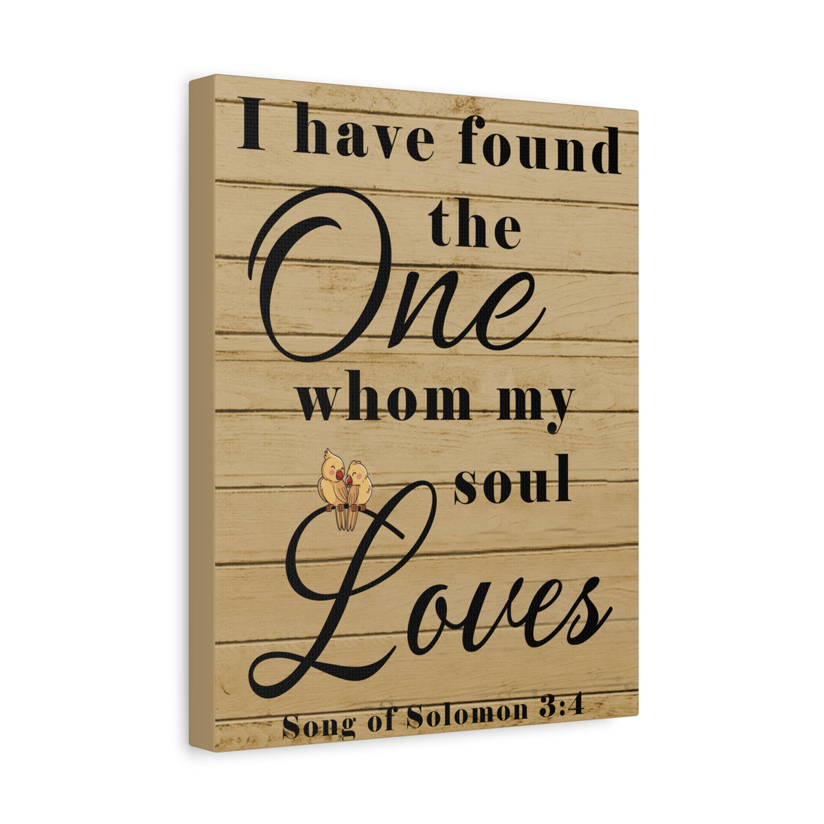 Scripture Walls Song of Solomon 3:4 Wood Christian Wall Art Print Ready to Hang Unframed-Express Your Love Gifts