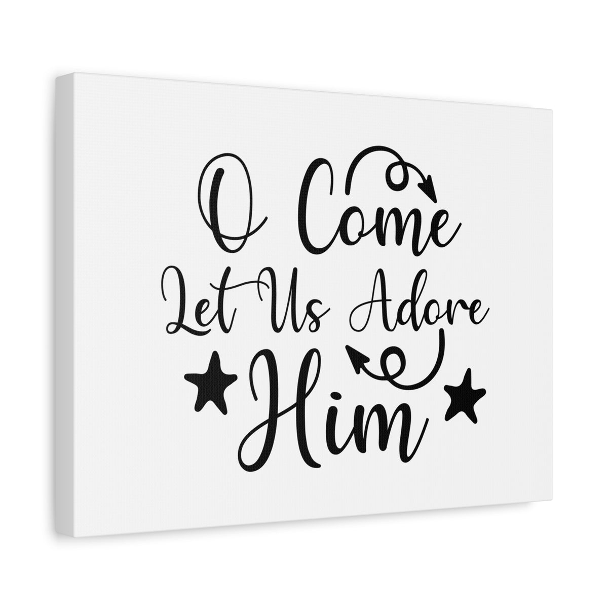 Scripture Walls Let Us Adore Him Psalm 95:6 Christian Wall Art Print Ready to Hang-Express Your Love Gifts