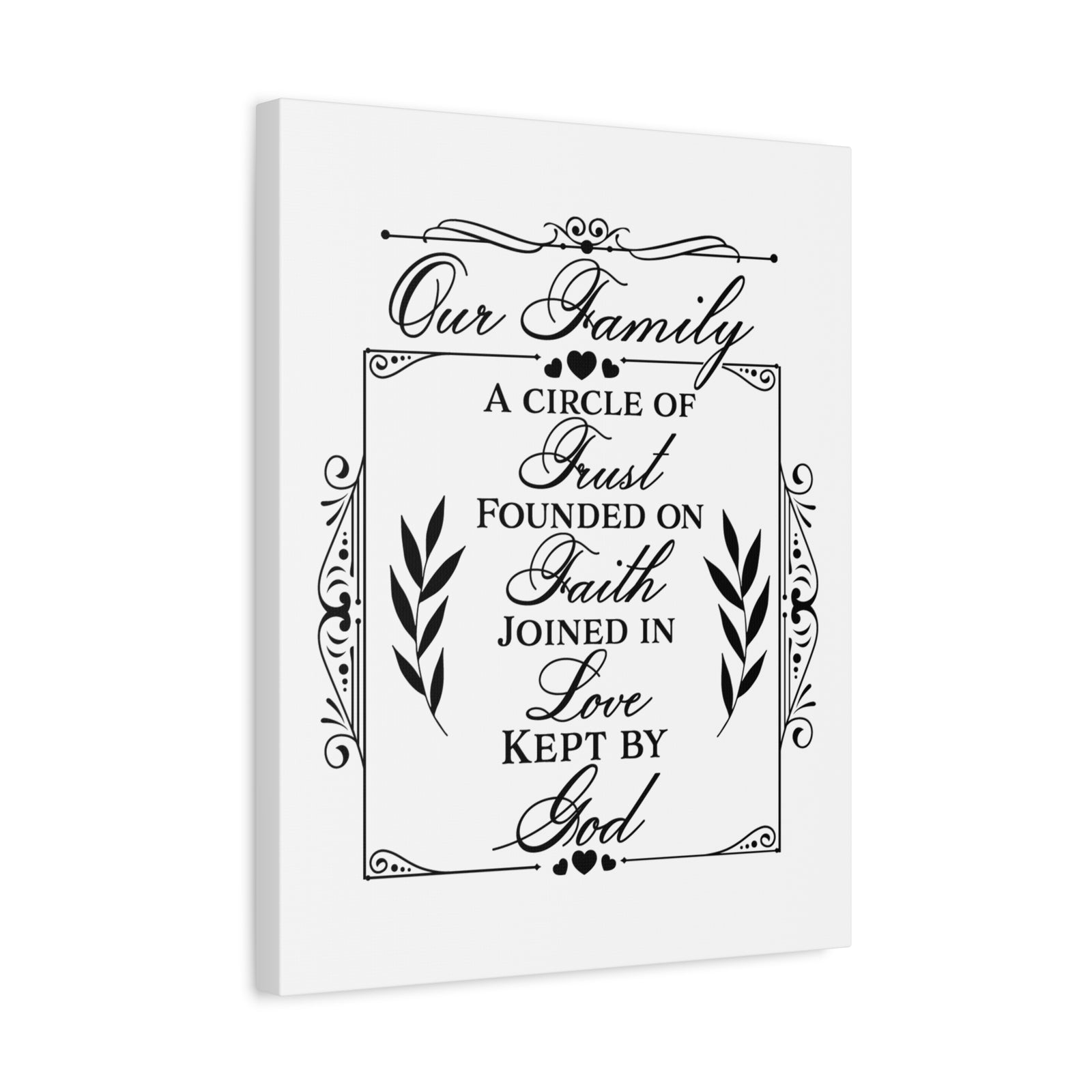 Scripture Canvas Kept By God Psalm 133:1 Christian Wall Art Print Ready to Hang-Express Your Love Gifts
