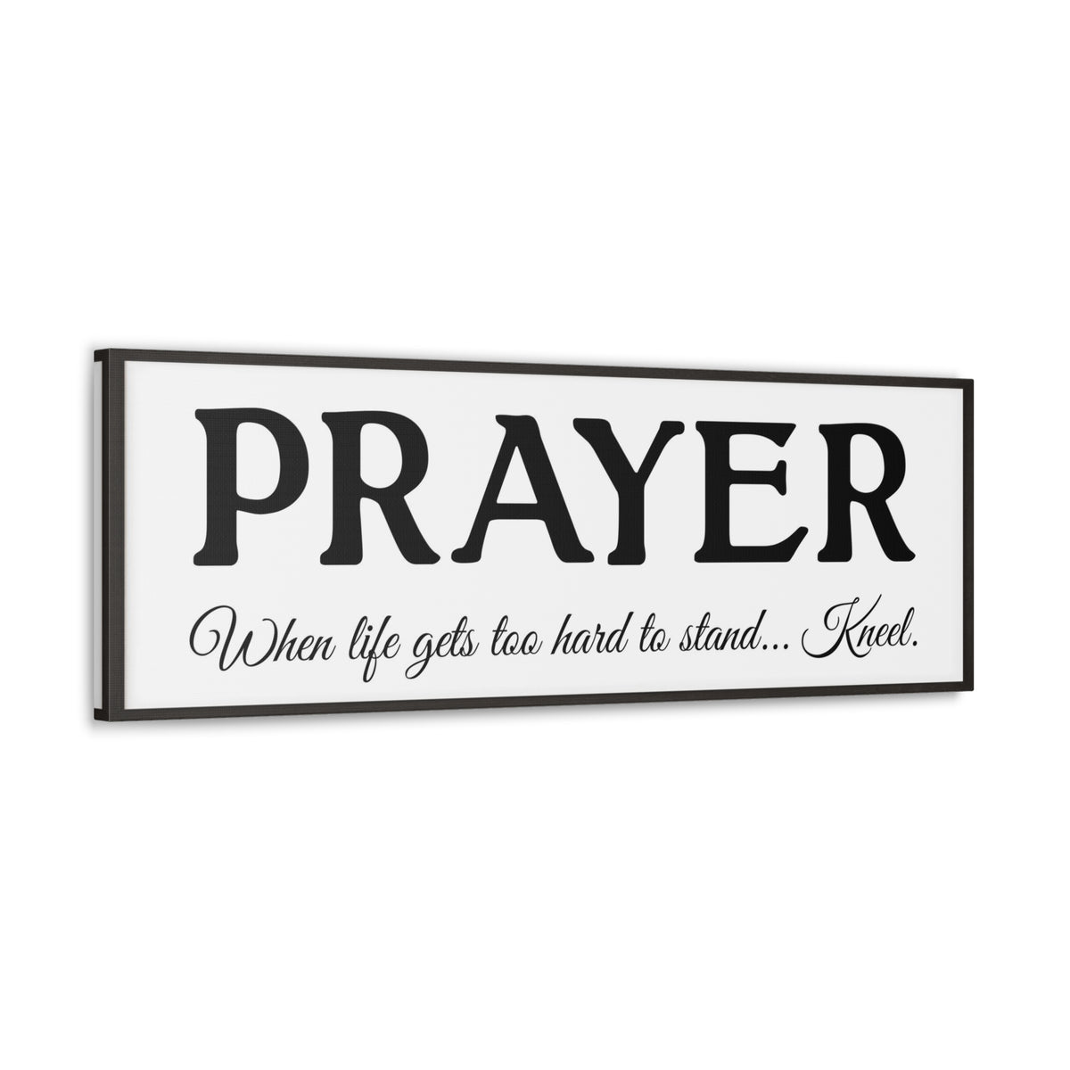 Scripture Walls Prayer White Bible Verse Canvas Christian Wall Art Ready to Hang Unframed-Express Your Love Gifts