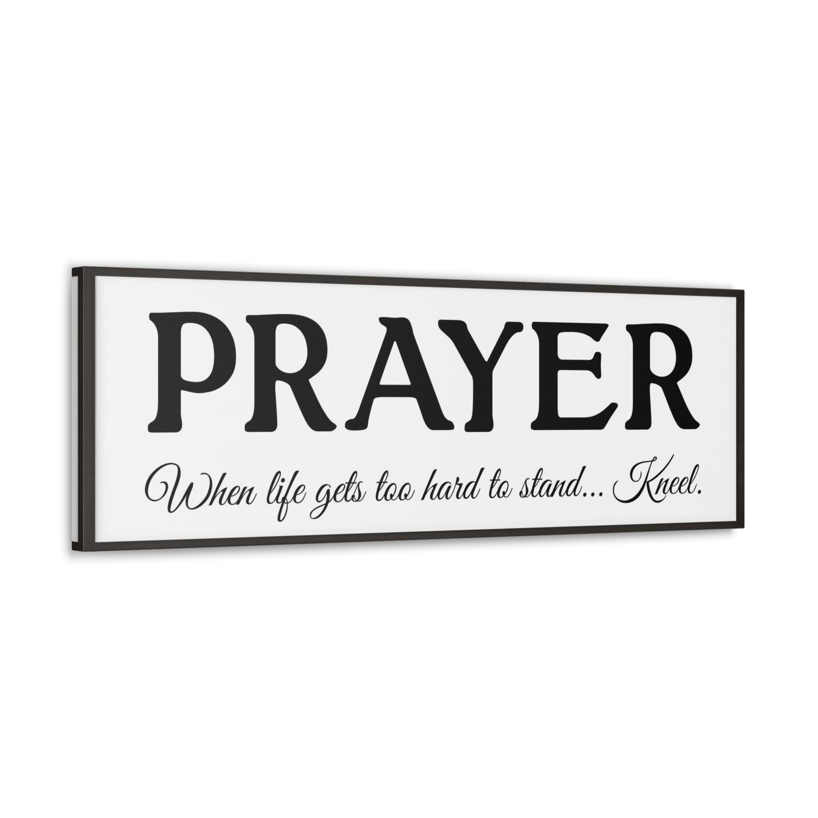 Scripture Walls Prayer White Bible Verse Canvas Christian Wall Art Ready to Hang Unframed-Express Your Love Gifts