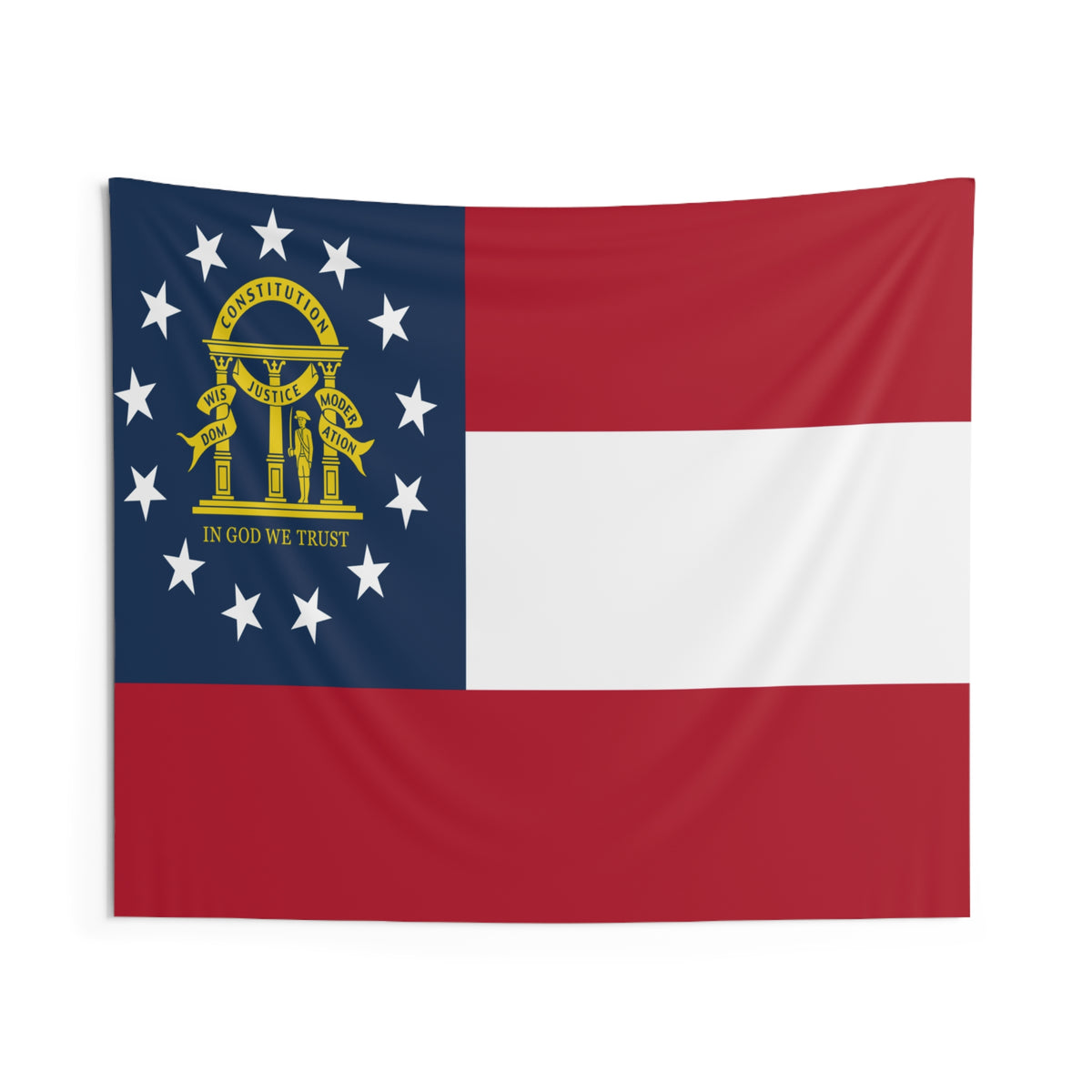 Georgia State Flag Wall Hanging Tapestry-Express Your Love Gifts