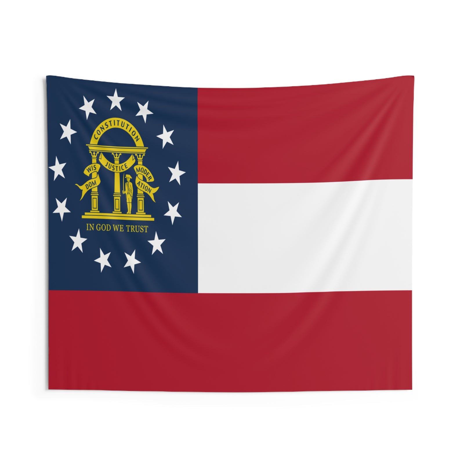 Georgia State Flag Wall Hanging Tapestry-Express Your Love Gifts