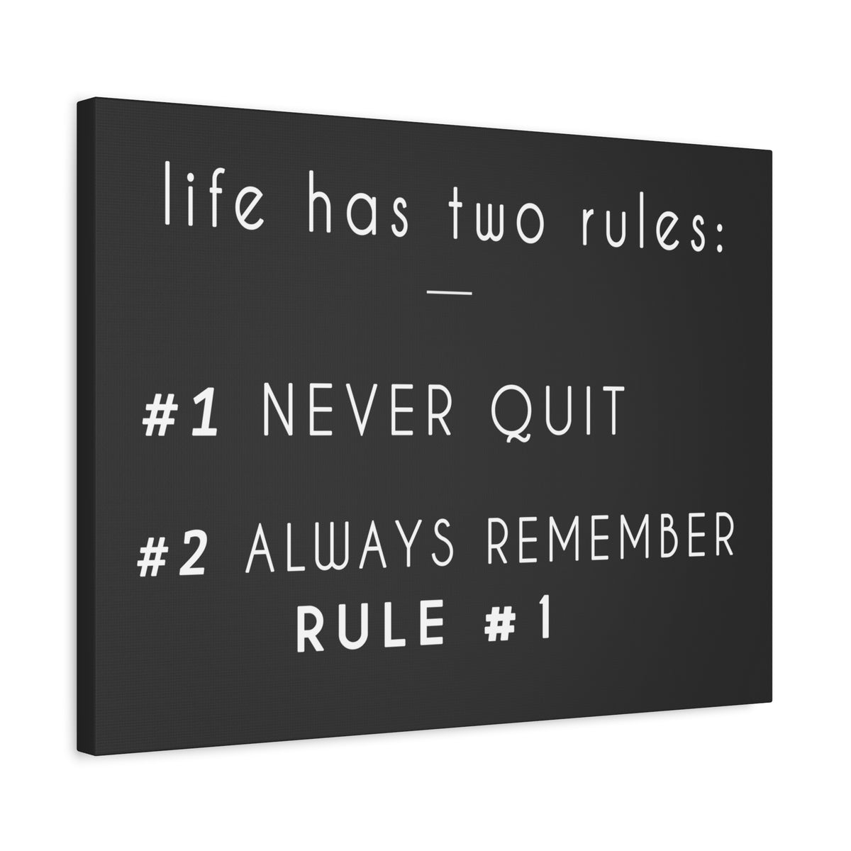 Inspirational Wall Art Never Quit Always Remember Motivation Wall Decor for Home Office Gym Inspiring Success Quote Print Ready to Hang-Express Your Love Gifts