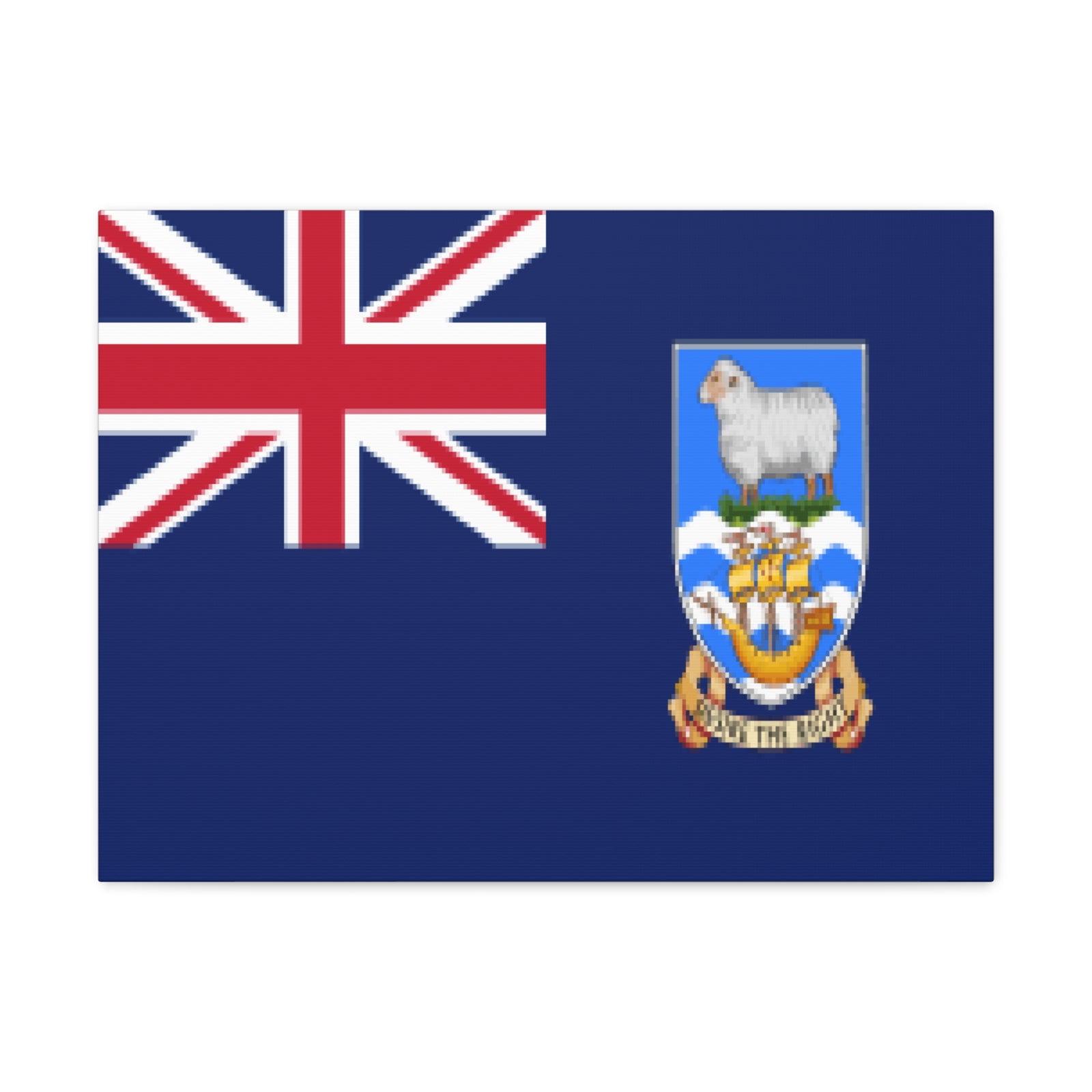Falkland Islands Country Flag Canvas Vibrant Wall Art Unframed Home Decor-Express Your Love Gifts