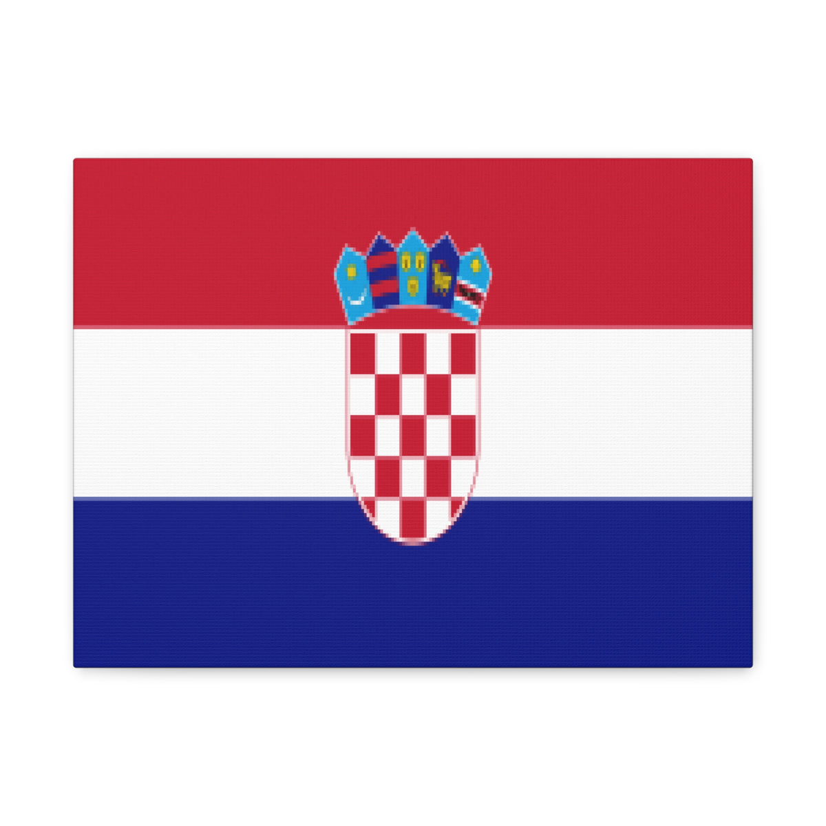 Croatia Country Flag Canvas Vibrant Wall Art Unframed Home Decor-Express Your Love Gifts