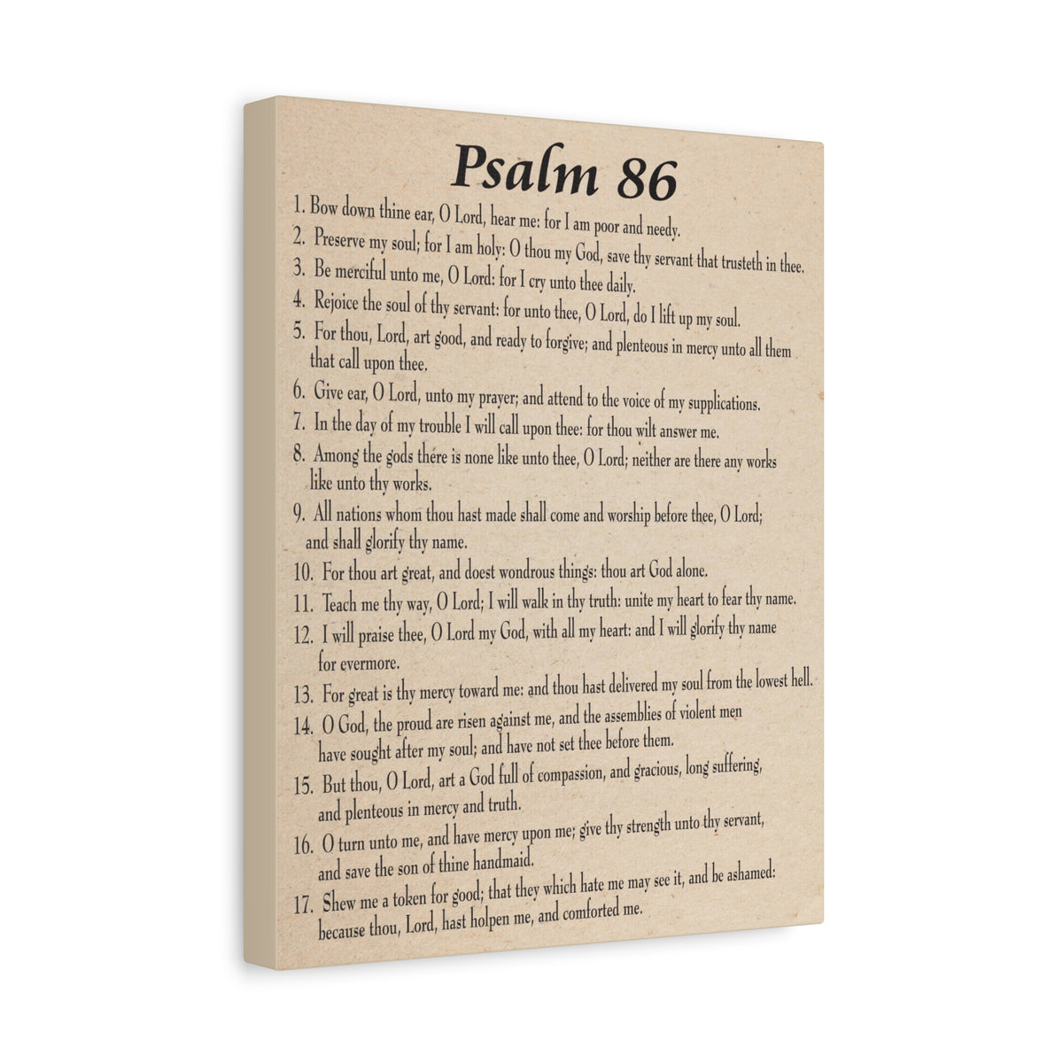 Scripture Walls Praying in Difficult Times Psalm 86:2 Bible Verse Canvas Christian Wall Art Ready to Hang-Express Your Love Gifts
