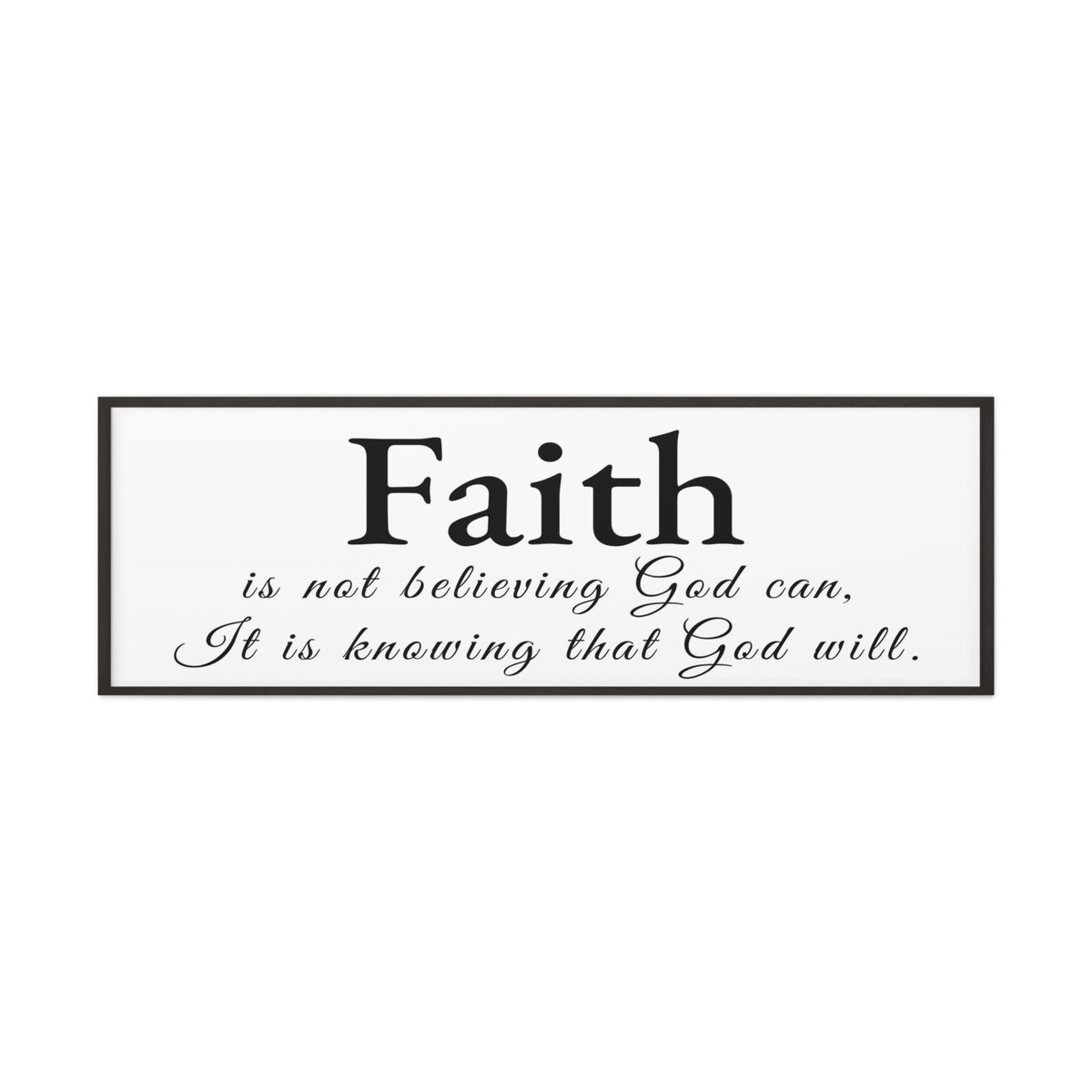 Scripture Walls Faith White Hebrews 11 Bible Verse Canvas Christian Wall Art Ready to Hang Unframed-Express Your Love Gifts