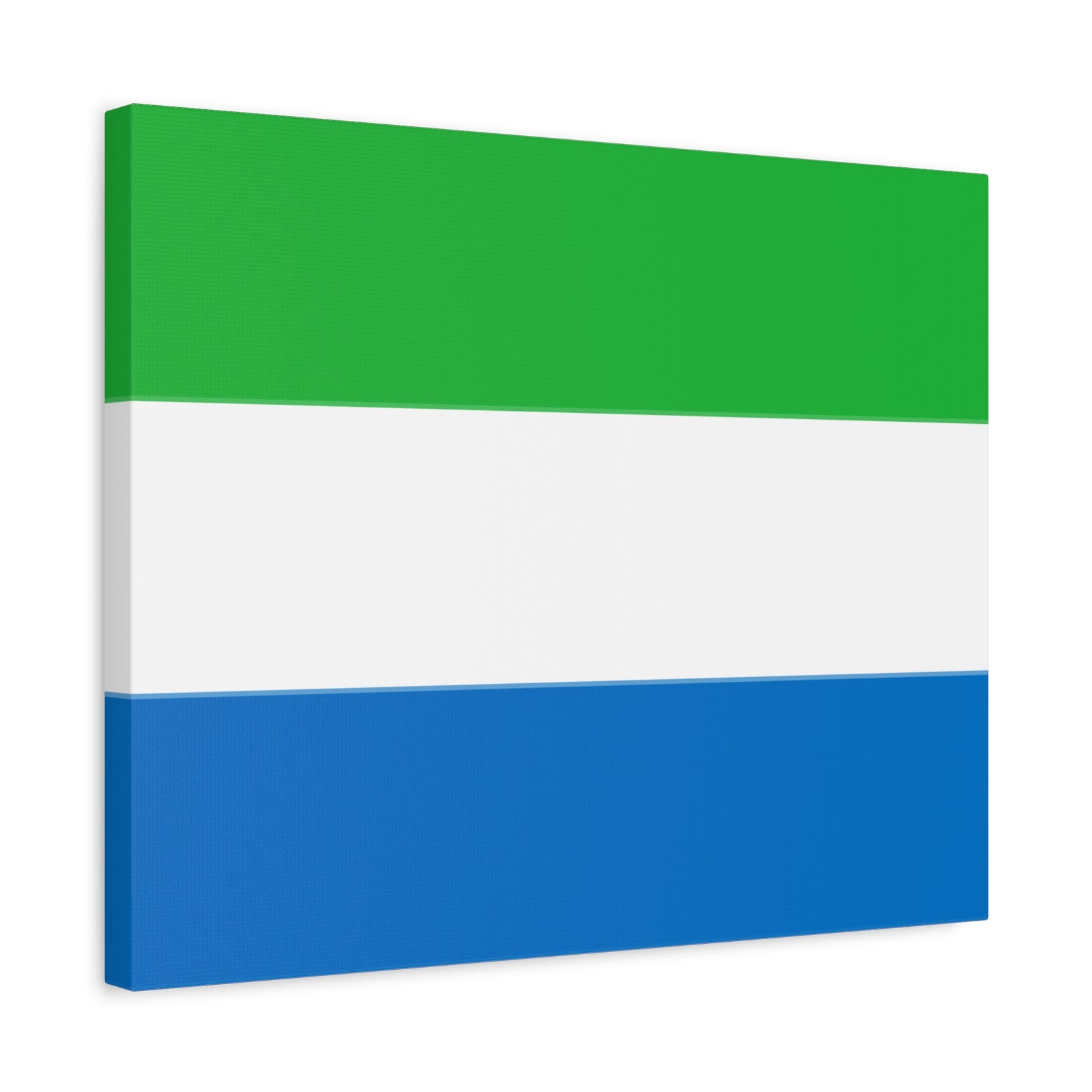Sierra Leone Country Flag Canvas Vibrant Wall Art Unframed Home Decor-Express Your Love Gifts