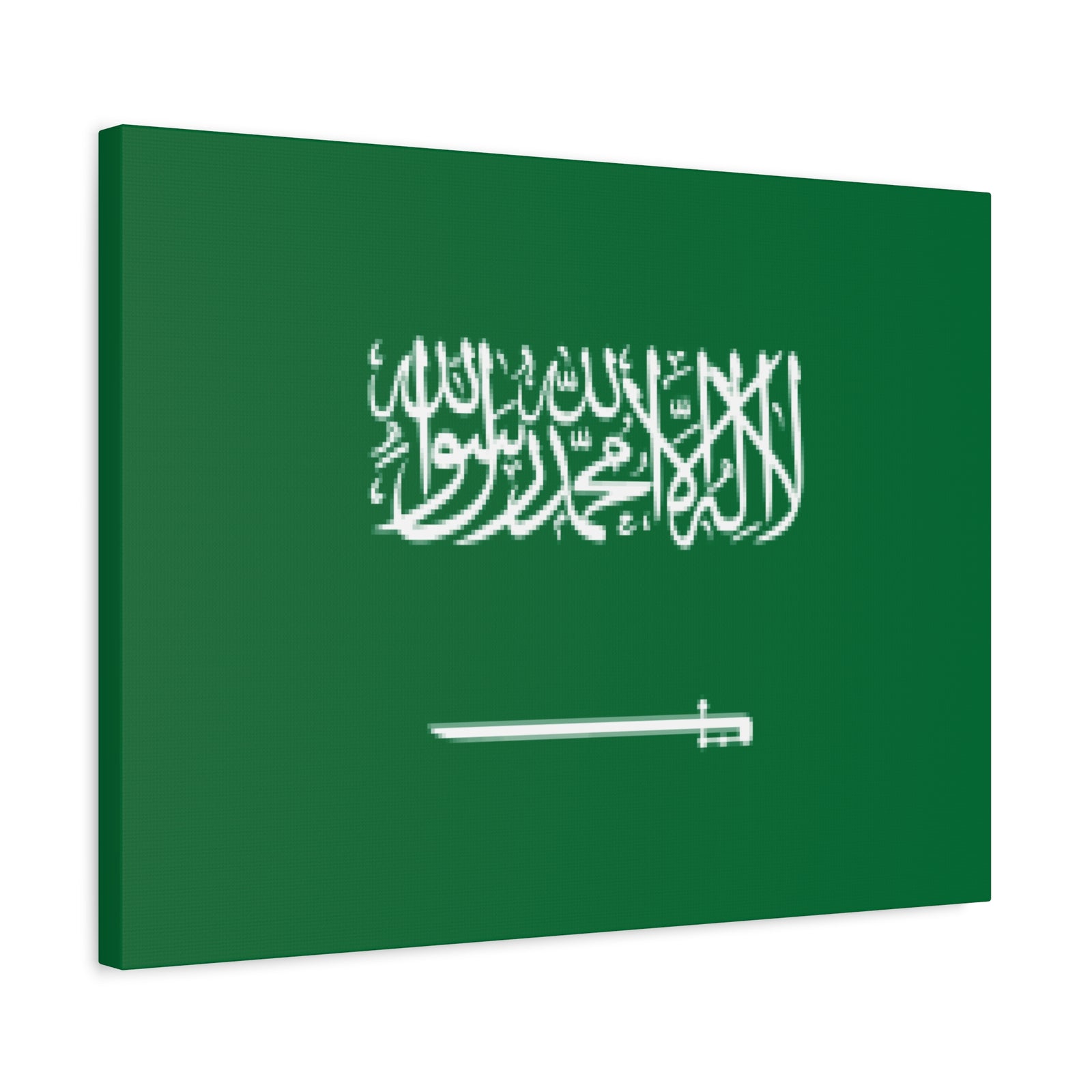 Saudi Arabia Country Flag Canvas Vibrant Wall Art Unframed Home Decor-Express Your Love Gifts