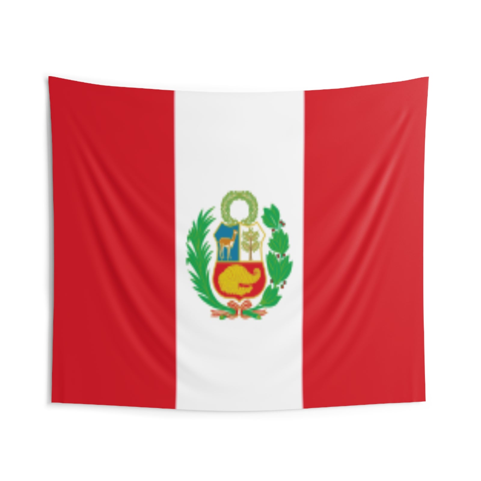 Peru Country Flag Wall Hanging Tapestry-Express Your Love Gifts