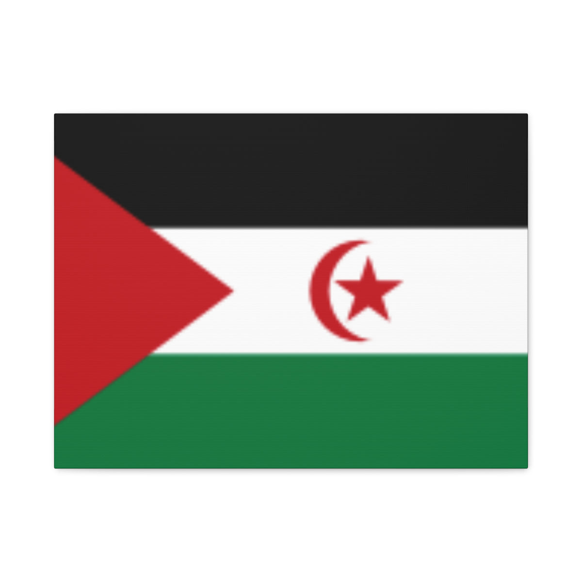 Western Sahara Country Flag Canvas Vibrant Wall Art Unframed Home Decor-Express Your Love Gifts