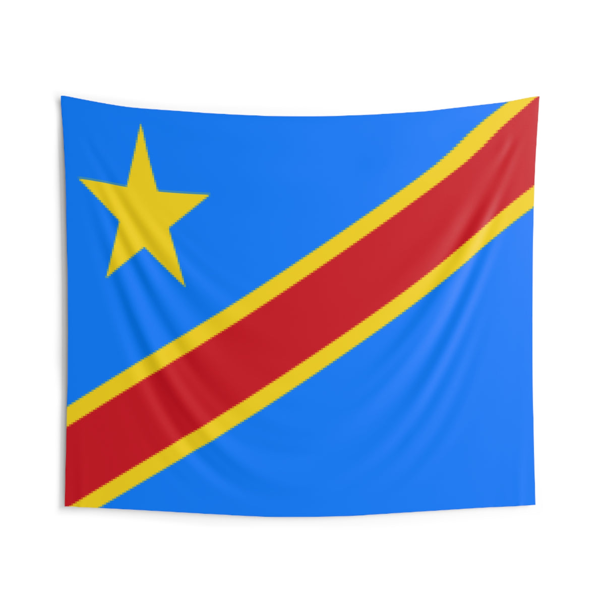 Democratic Republic of the Congo Country Flag Wall Hanging Tapestry-Express Your Love Gifts
