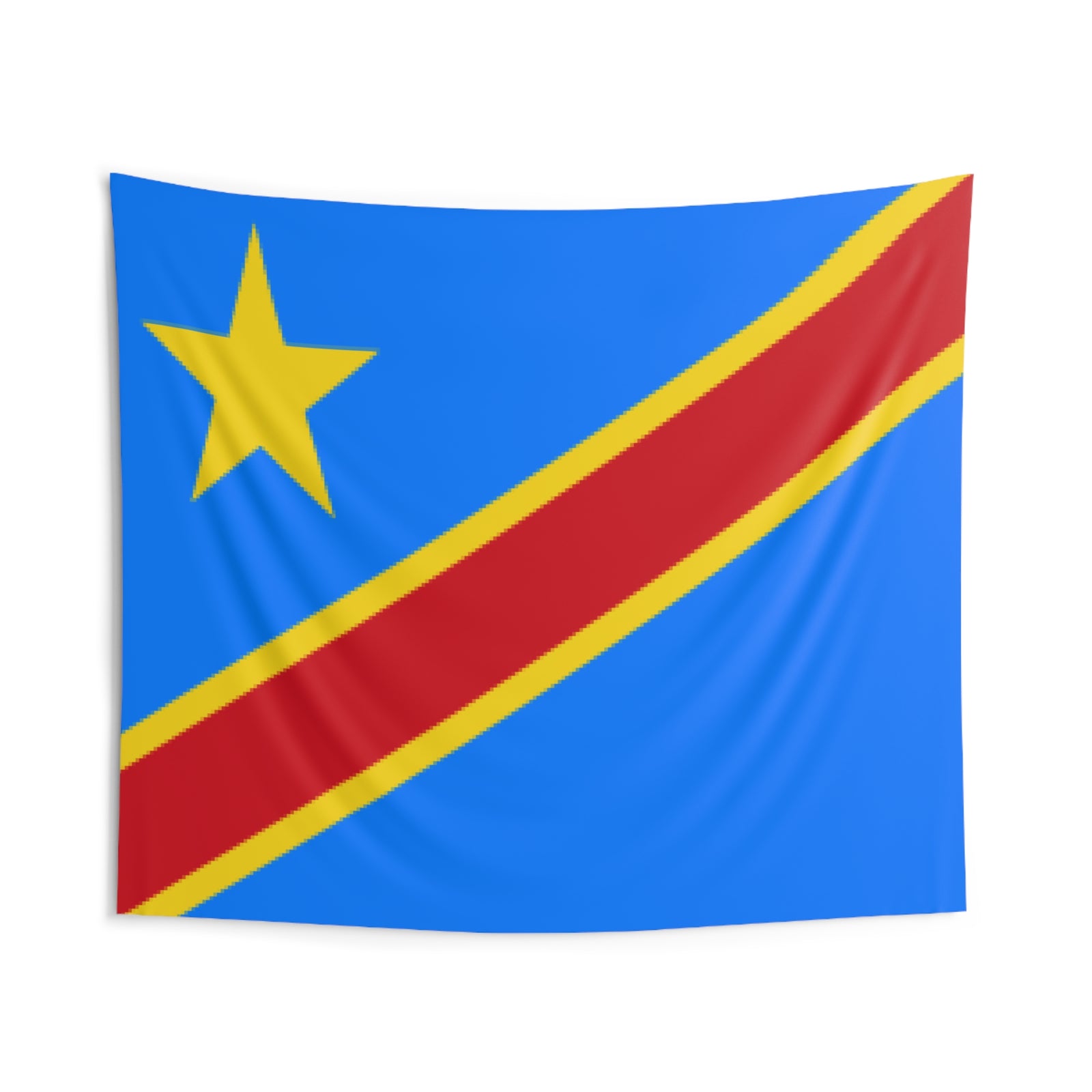 Democratic Republic of the Congo Country Flag Wall Hanging Tapestry-Express Your Love Gifts