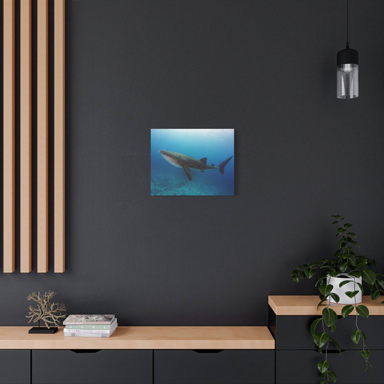 Majestic Whale Shark Art Majestic Whale Shark Print Animal Wall Art Wildlife Canvas Prints Wall Art Ready to Hang-Express Your Love Gifts