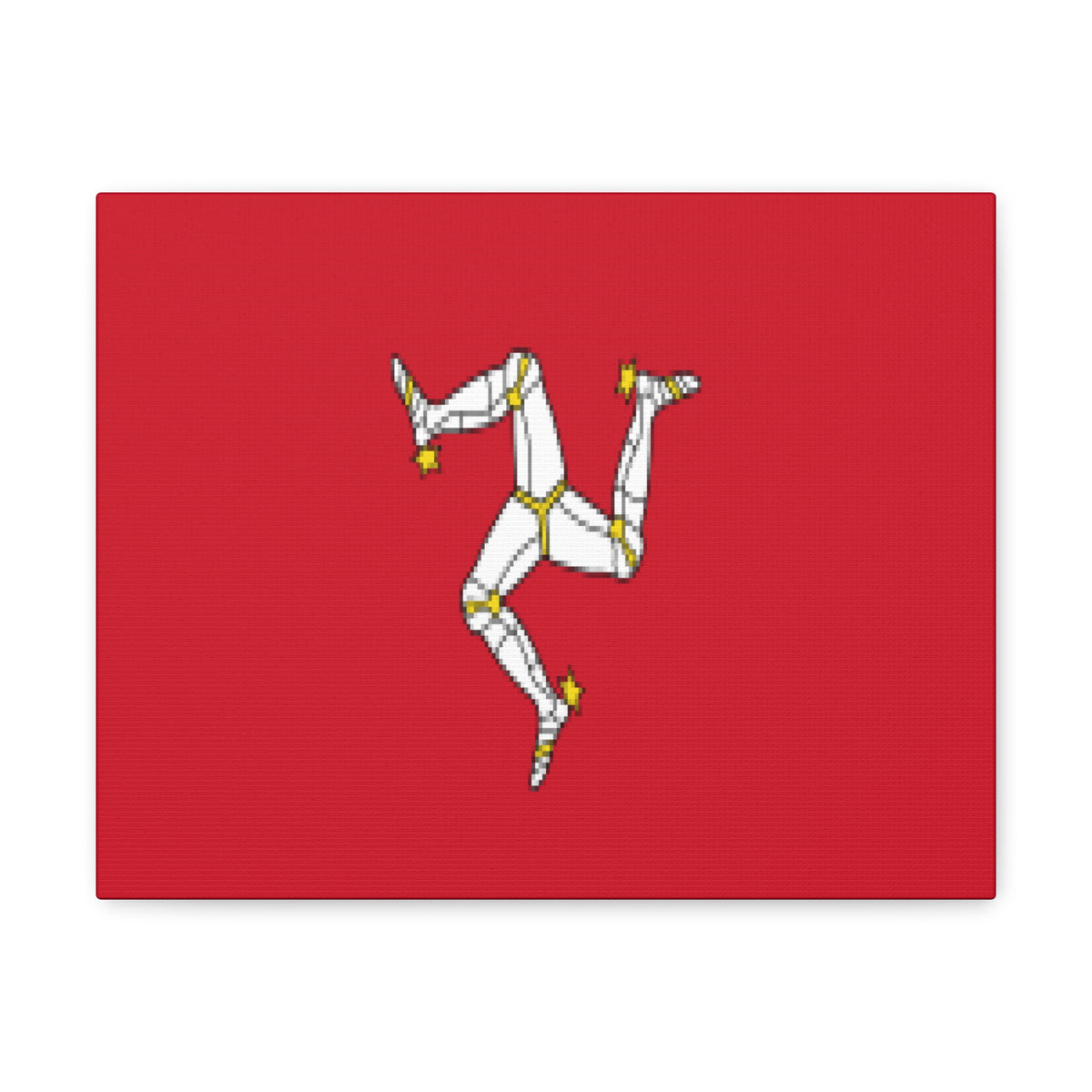 Isle of Man Country Flag Canvas Vibrant Wall Art Unframed Home Decor-Express Your Love Gifts