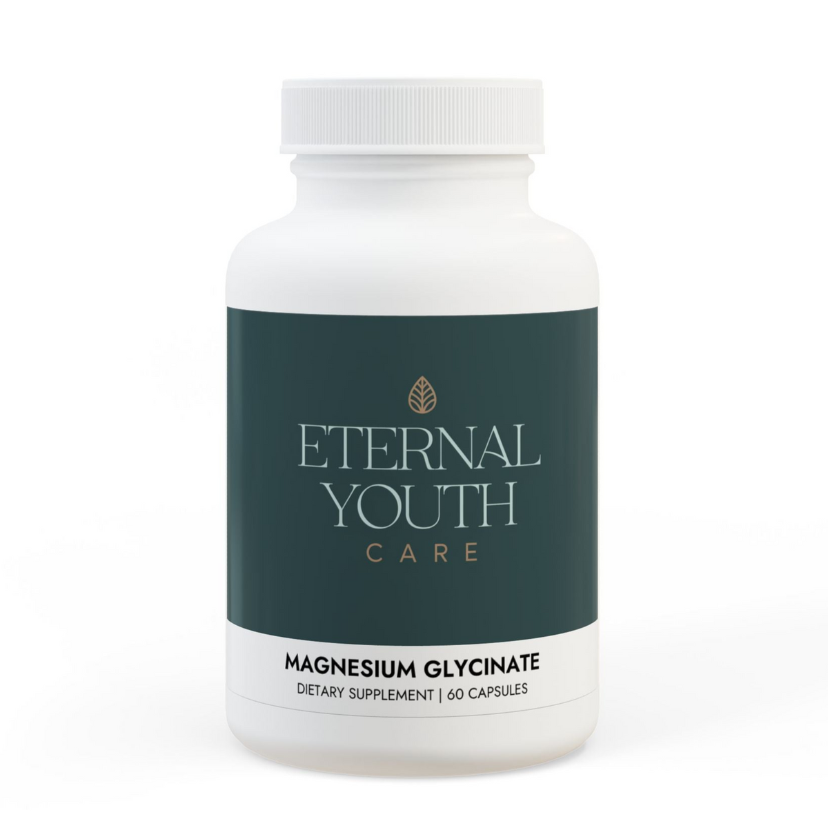 Eternal Youth Care Magnesium Glycinate – Athletic Performance &amp; Muscle Recovery Non-GMO, Vegan (60 Capsules)-Express Your Love Gifts