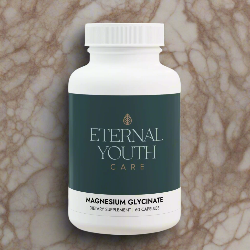 Eternal Youth Care Magnesium Glycinate – Athletic Performance & Muscle Recovery Non-GMO, Vegan (60 Capsules)-Express Your Love Gifts