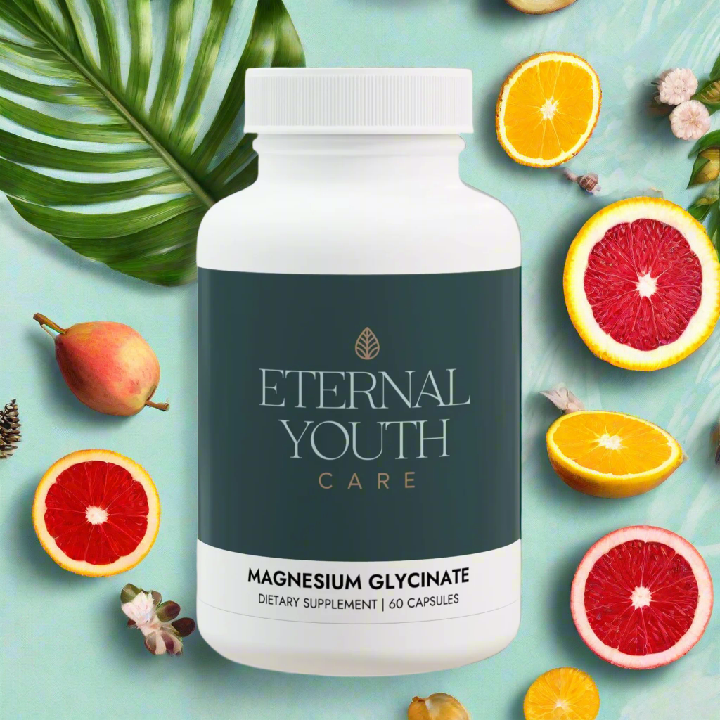 Eternal Youth Care Magnesium Glycinate – Athletic Performance & Muscle Recovery Non-GMO, Vegan (60 Capsules)-Express Your Love Gifts