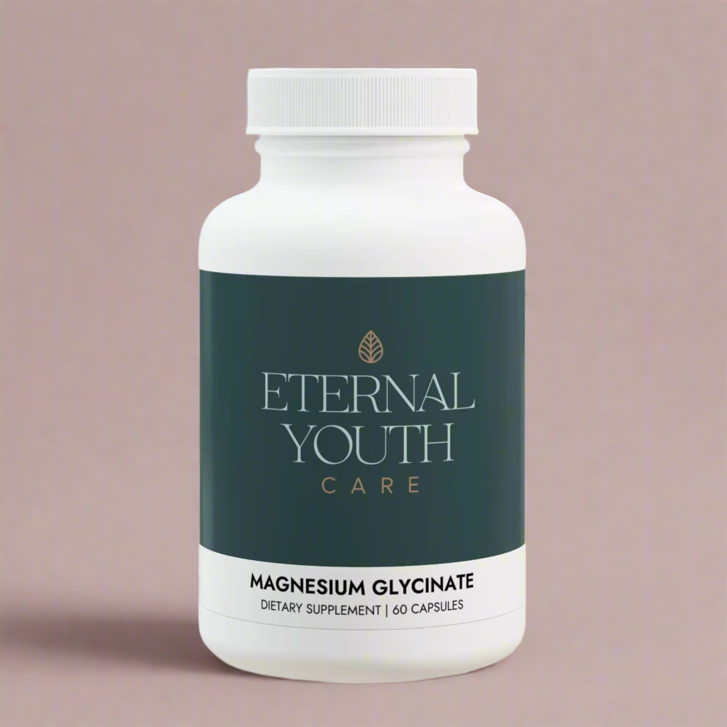Eternal Youth Care Magnesium Glycinate – Athletic Performance & Muscle Recovery Non-GMO, Vegan (60 Capsules)-Express Your Love Gifts