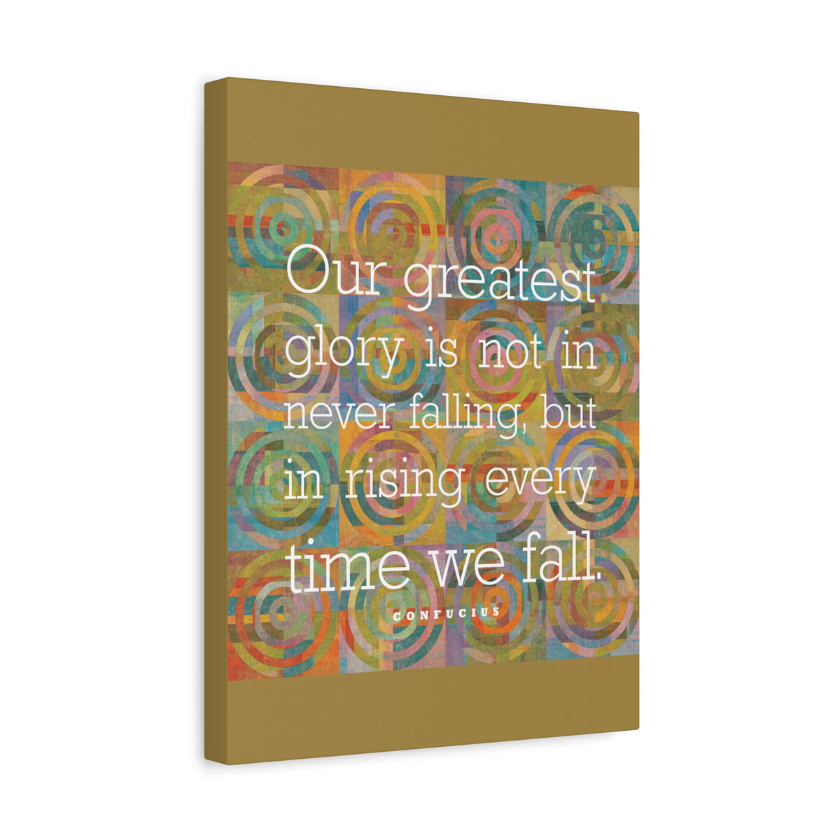 Inspirational Wall Art Rising Every Time We Fall Motivation Wall Decor for Home Office Gym Inspiring Success Quote Print Ready to Hang-Express Your Love Gifts