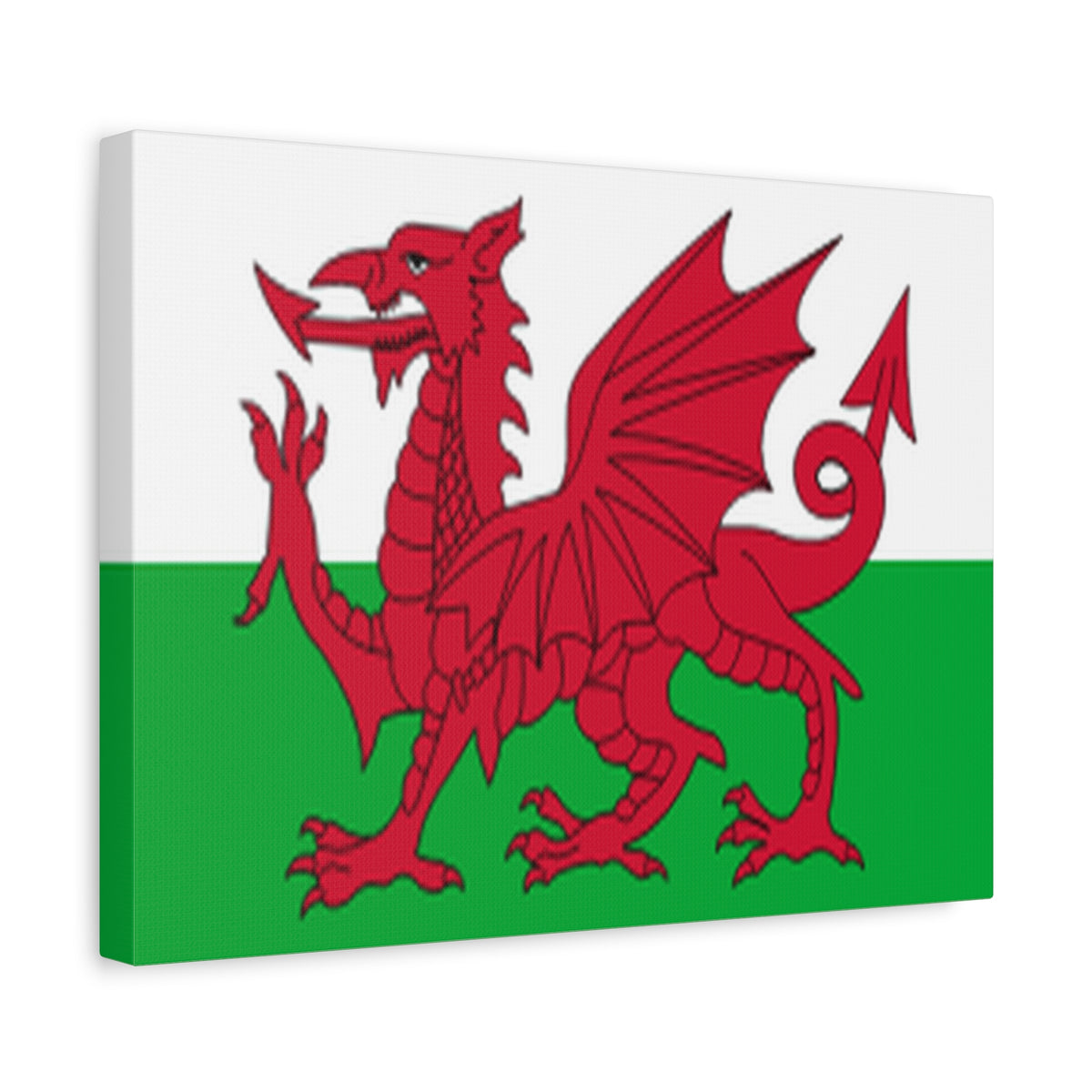 Wales Country Flag Canvas Vibrant Wall Art Unframed Home Decor-Express Your Love Gifts