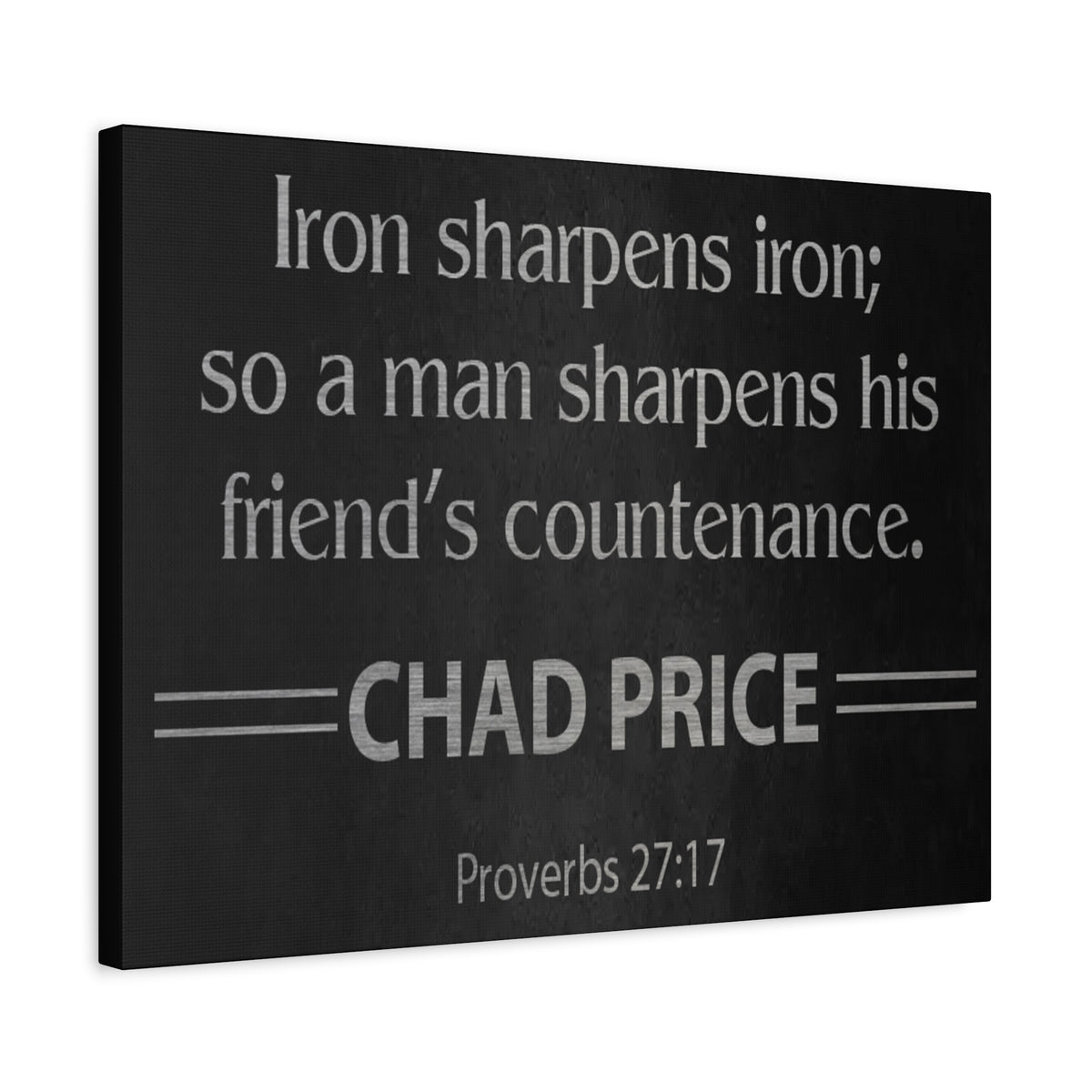 Personalized Proverbs 27:17-Express Your Love Gifts