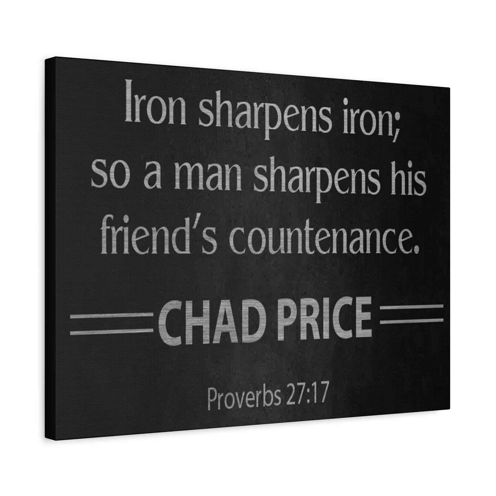 Personalized Proverbs 27:17-Express Your Love Gifts