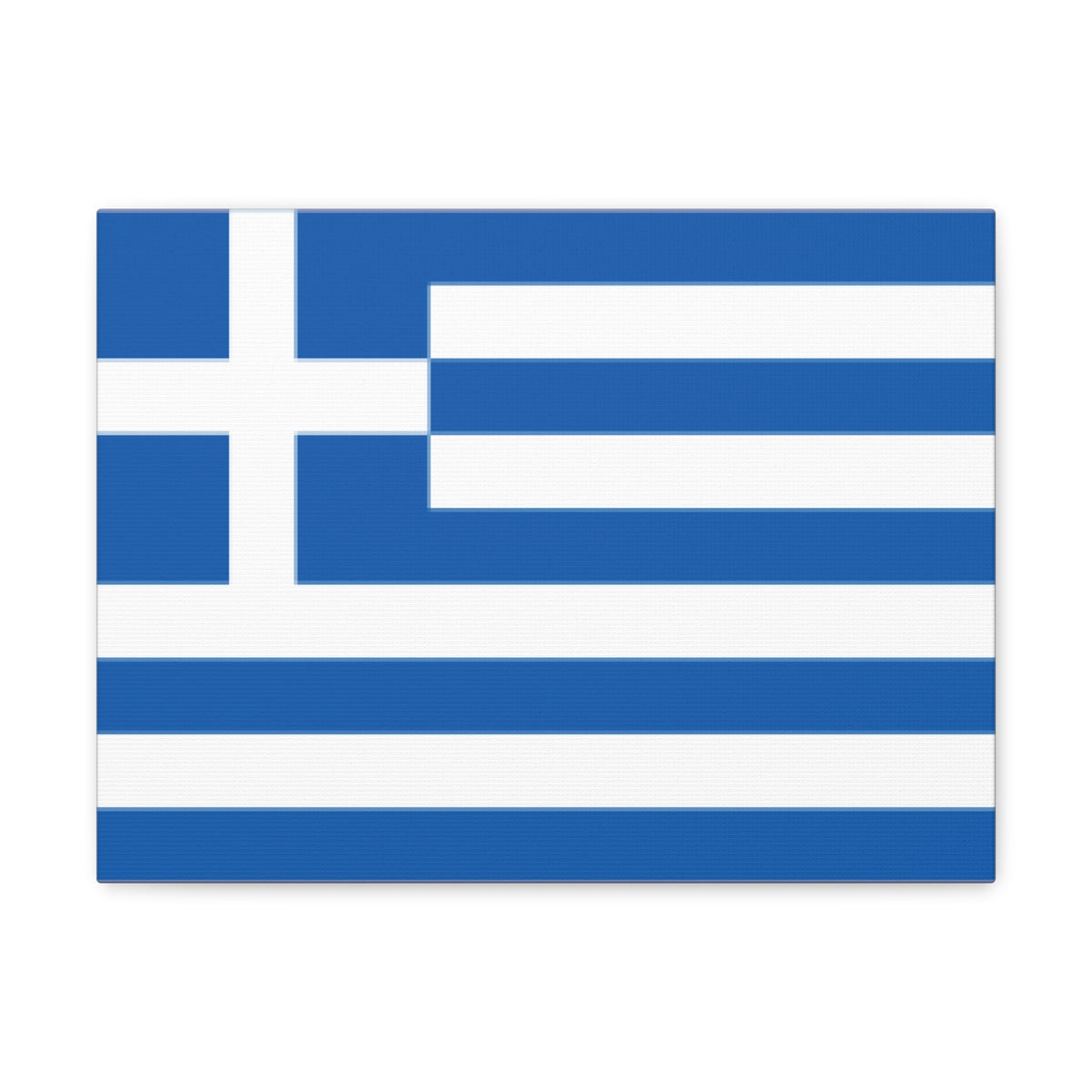 Greece Country Flag Canvas Vibrant Wall Art Unframed Home Decor-Express Your Love Gifts