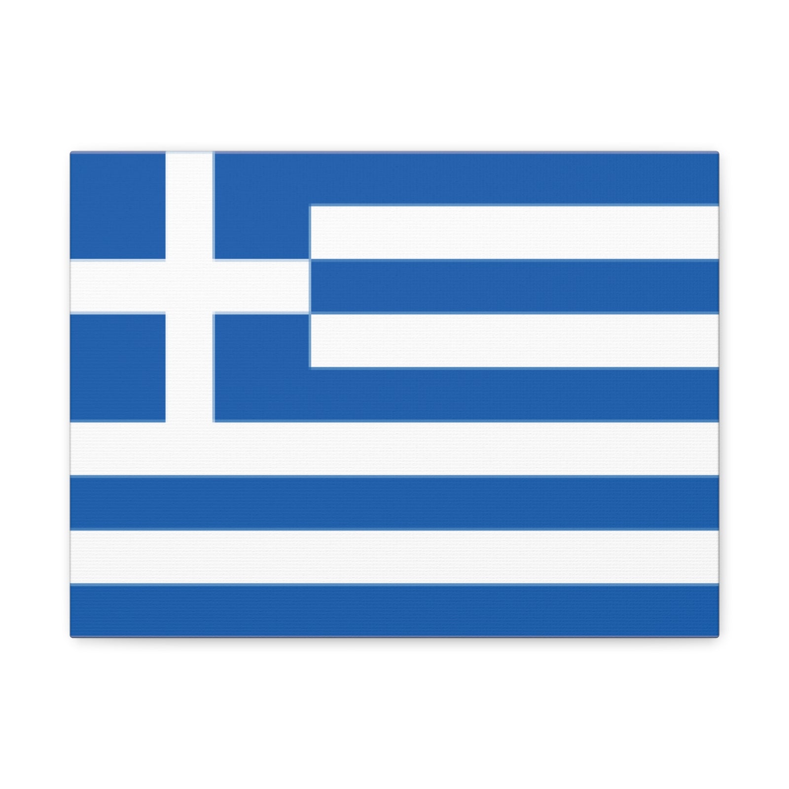 Greece Country Flag Canvas Vibrant Wall Art Unframed Home Decor-Express Your Love Gifts