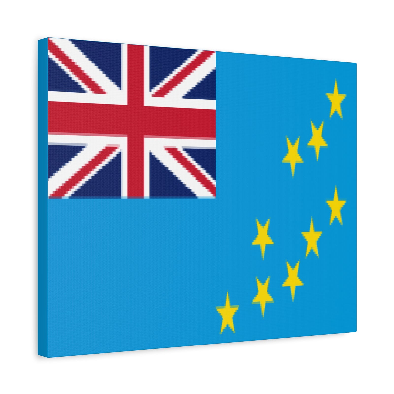 Tuvalu Country Flag Canvas Vibrant Wall Art Unframed Home Decor-Express Your Love Gifts