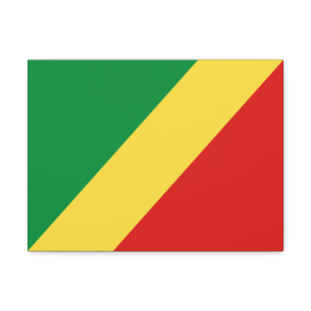 Republic of the Congo Country Flag Canvas Vibrant Wall Art Unframed Home Decor-Express Your Love Gifts