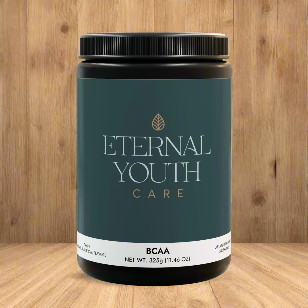 Eternal Youth Care BCAA Supplement – Grape Flavor Performance & Recovery Support Non-GMO, Corn-Free (325g 50 Servings)-Express Your Love Gifts