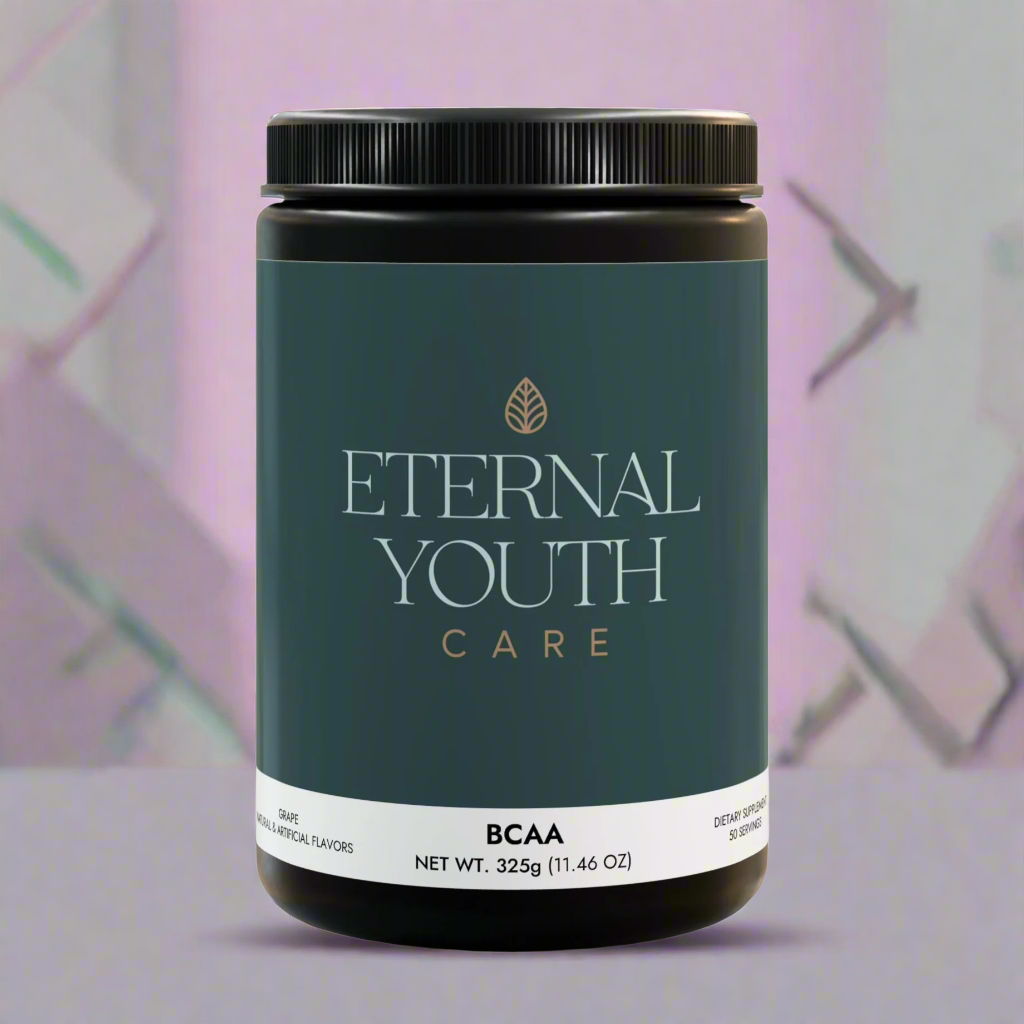 Eternal Youth Care BCAA Supplement – Grape Flavor Performance & Recovery Support Non-GMO, Corn-Free (325g 50 Servings)-Express Your Love Gifts