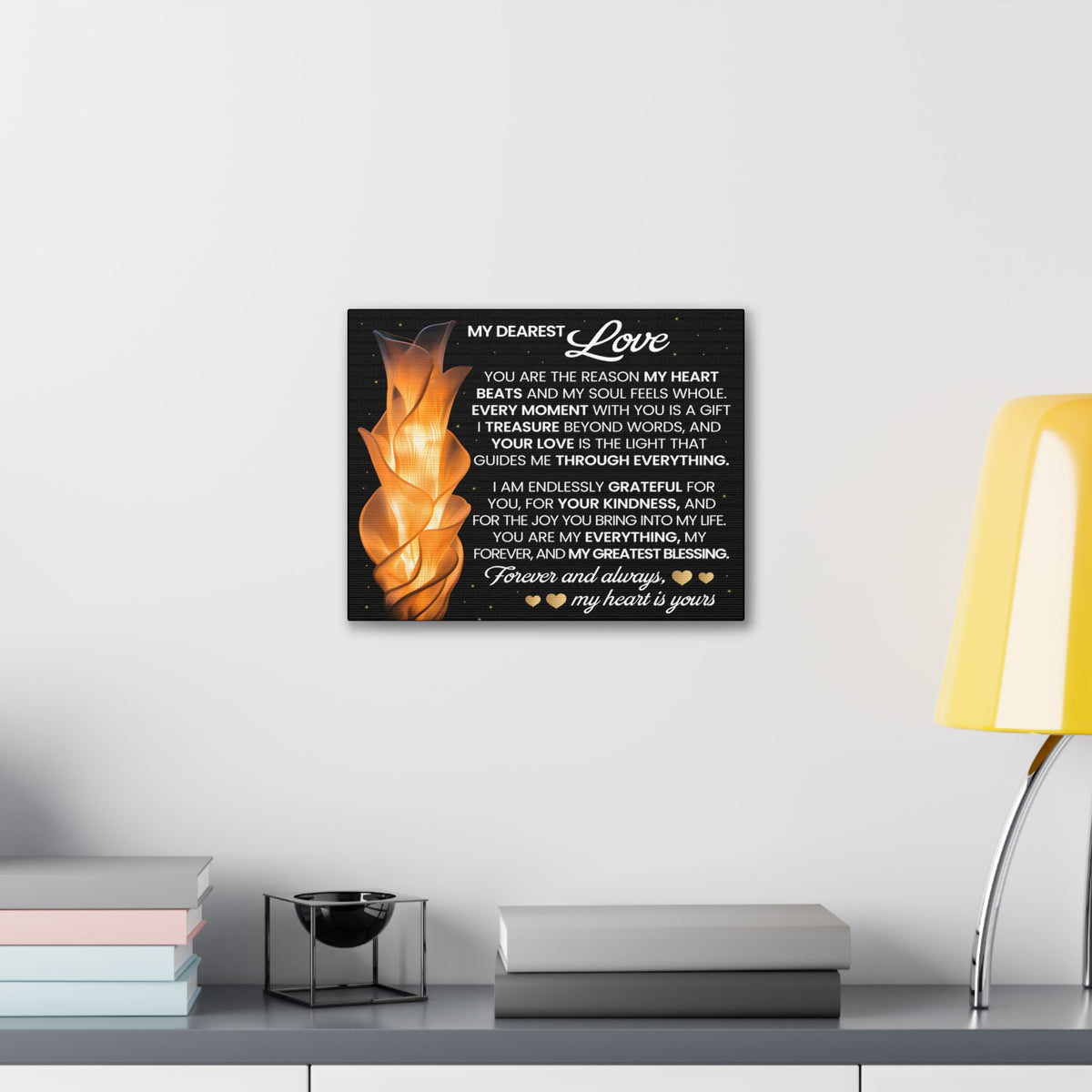 You Are The Reason Romantic Inspirational Print Ready to Hang Artwork Unframed-Express Your Love Gifts