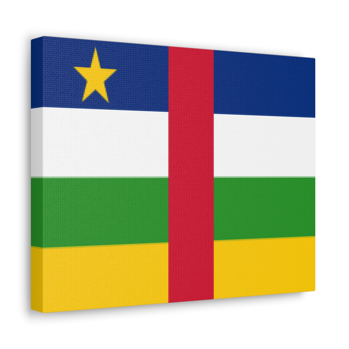 Central African Republic Country Flag Canvas Vibrant Wall Art Unframed Home Decor-Express Your Love Gifts