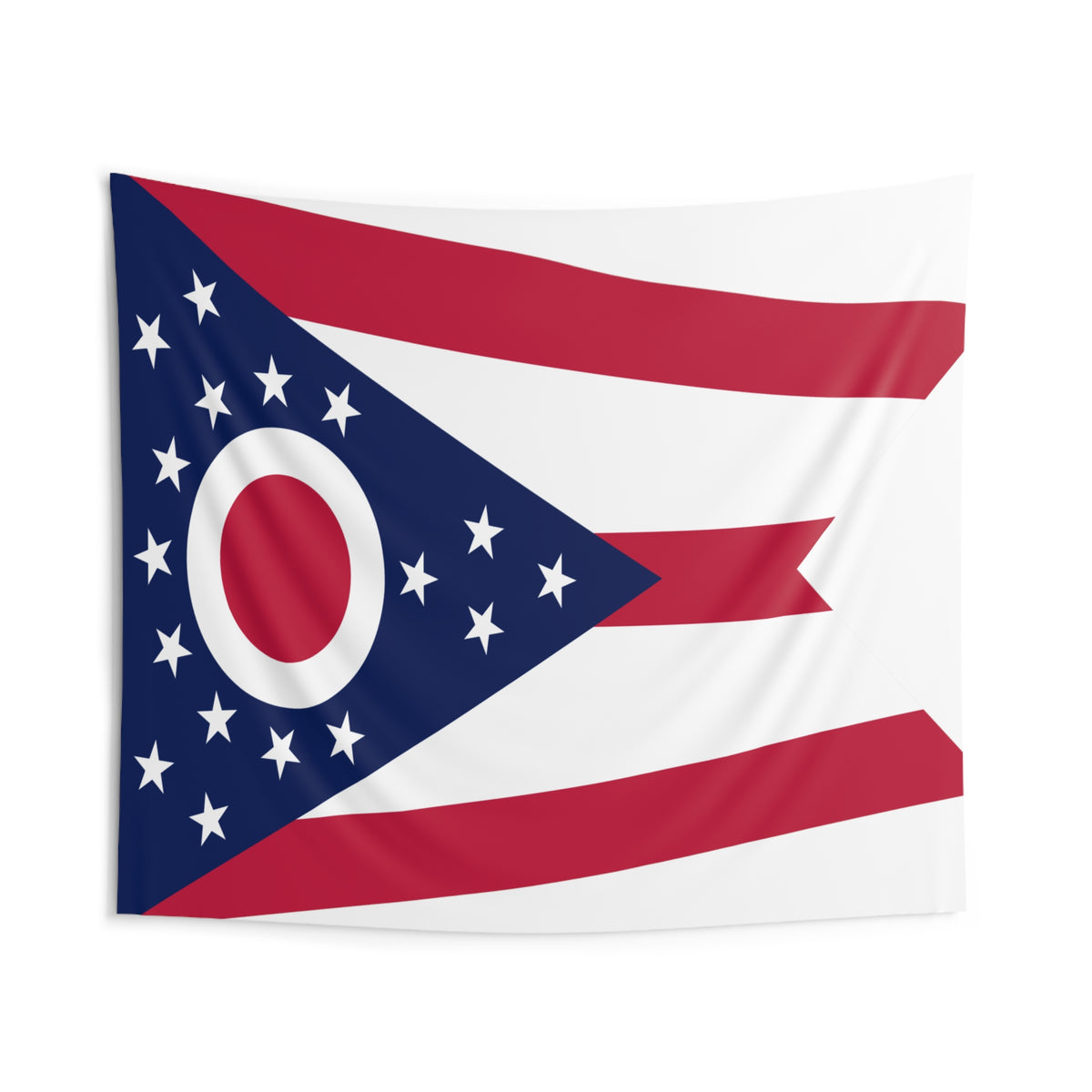 Ohio State Flag Wall Hanging Tapestry-Express Your Love Gifts