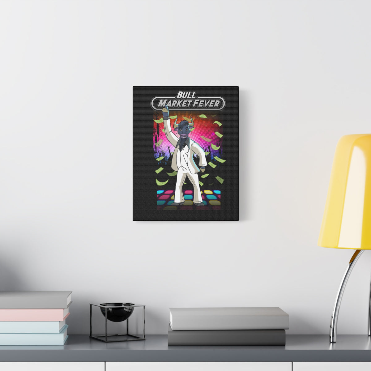 Stock Market Wall Art Bull Market Fever Gift for Trader Wall Street Print-Express Your Love Gifts