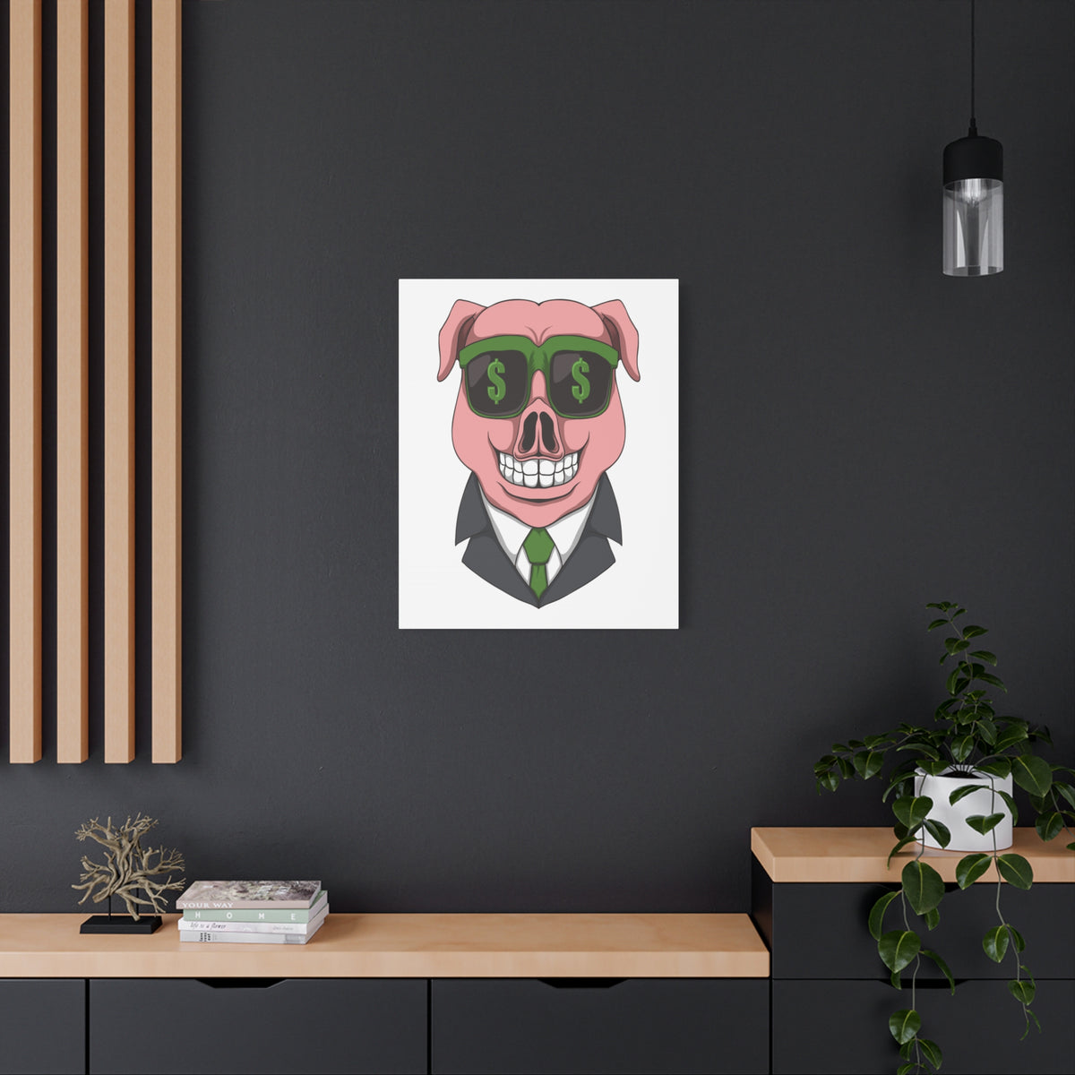 Greed is Good, Gift for Traders, Money Quote, Motivation Wall Art-Express Your Love Gifts