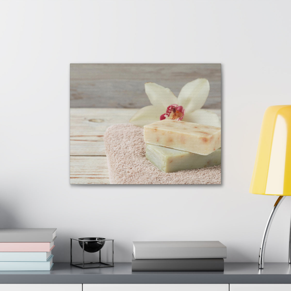 Terry Towel and Lily Forest Floral Nature Photography Canvas Wall Art for Home Decor Ready-to-Hang-Express Your Love Gifts