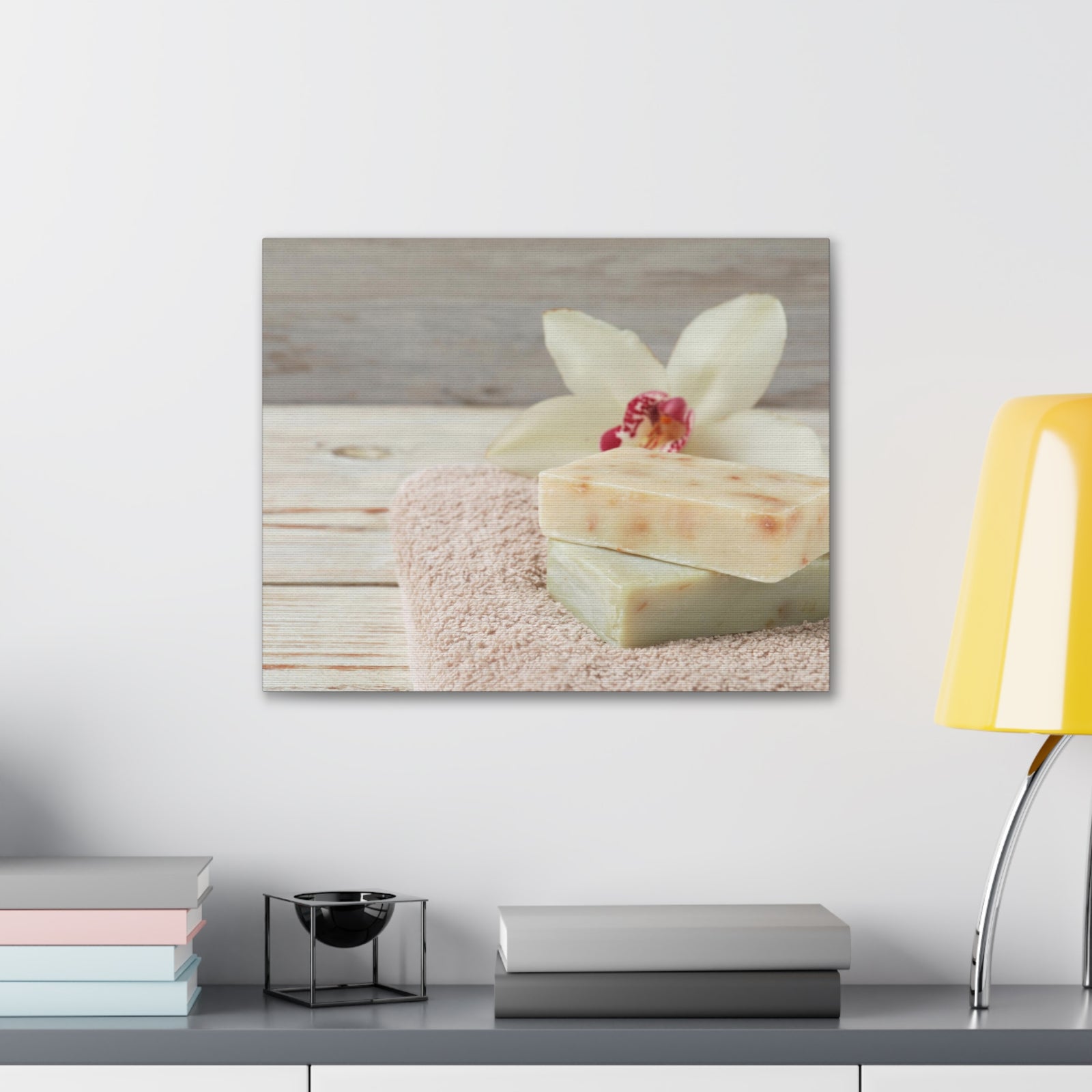 Terry Towel and Lily Forest Floral Nature Photography Canvas Wall Art for Home Decor Ready-to-Hang-Express Your Love Gifts