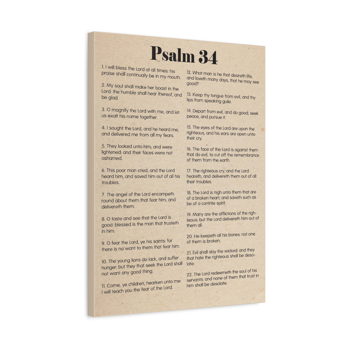 Scripture Walls Brokenness to Wholeness Psalm 34:3 Christian Wall Art Print Ready to Hang-Express Your Love Gifts